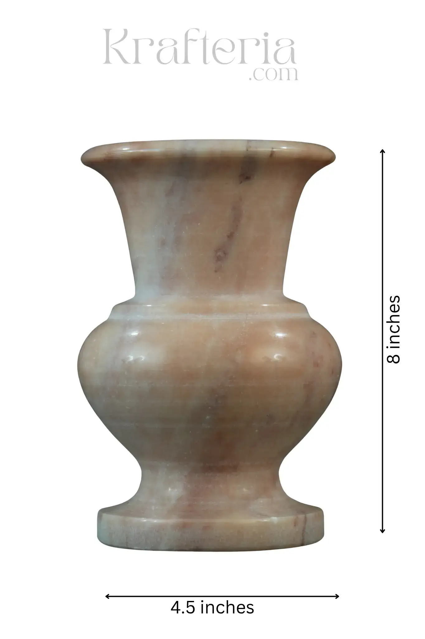 Handcrafted Marble Flower Vase – Elegant Home Decor - Image 7