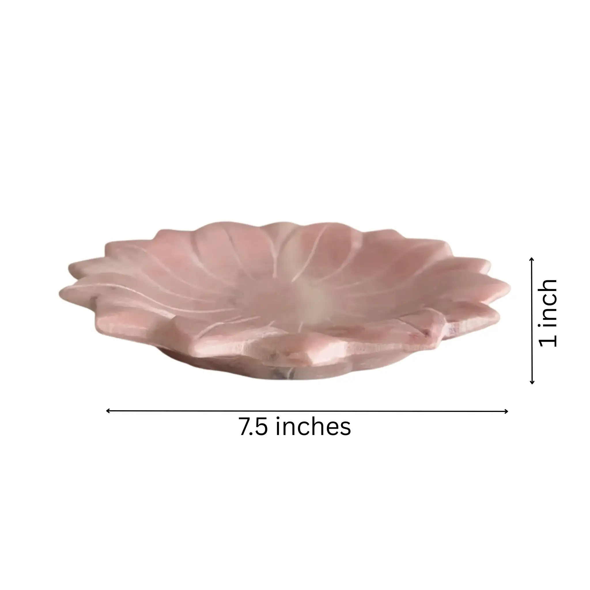 Handcrafted Marble Lotus Urli – Decorative Floral Bowl - Image 16