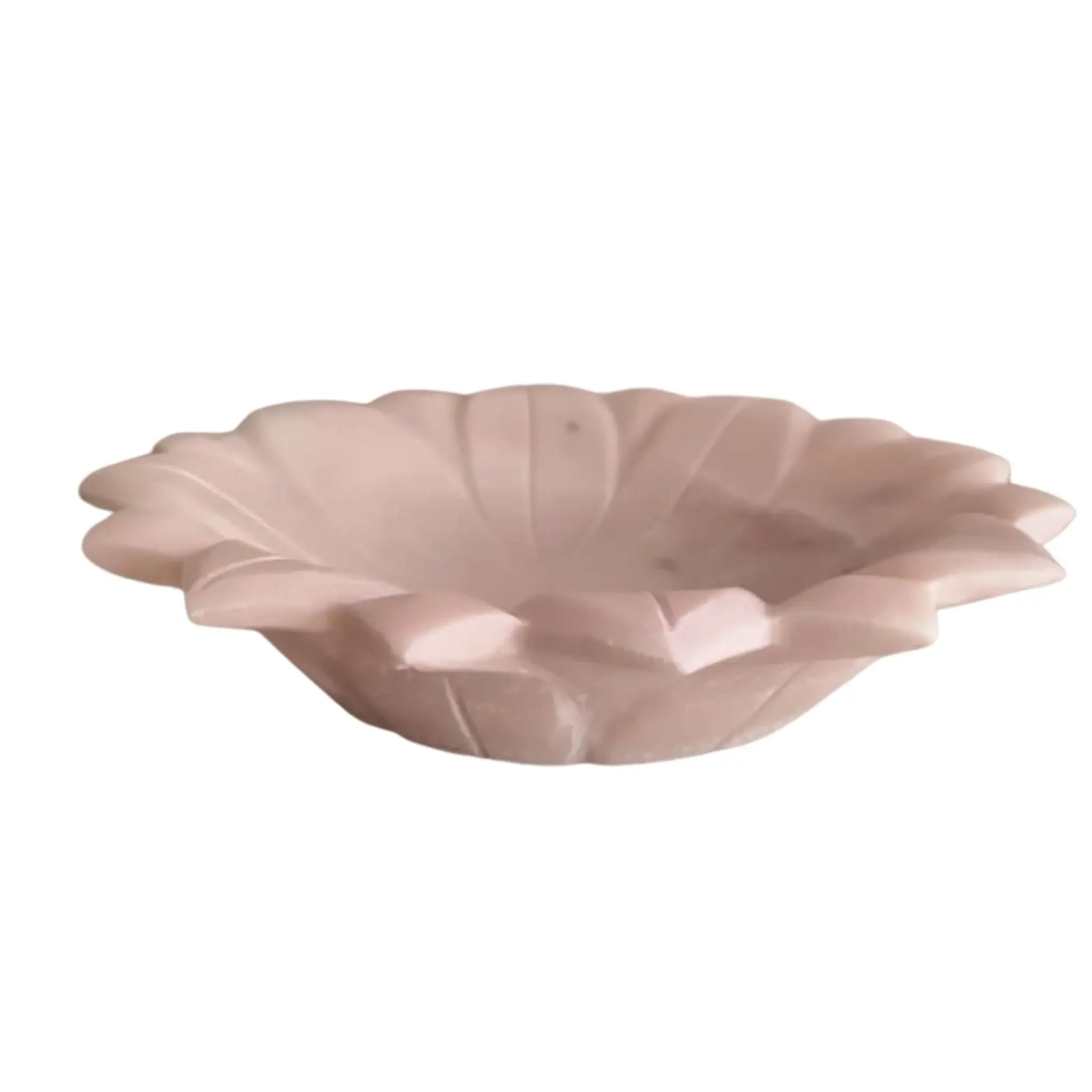 Handcrafted Marble Lotus Urli – Decorative Floral Bowl - Image 18