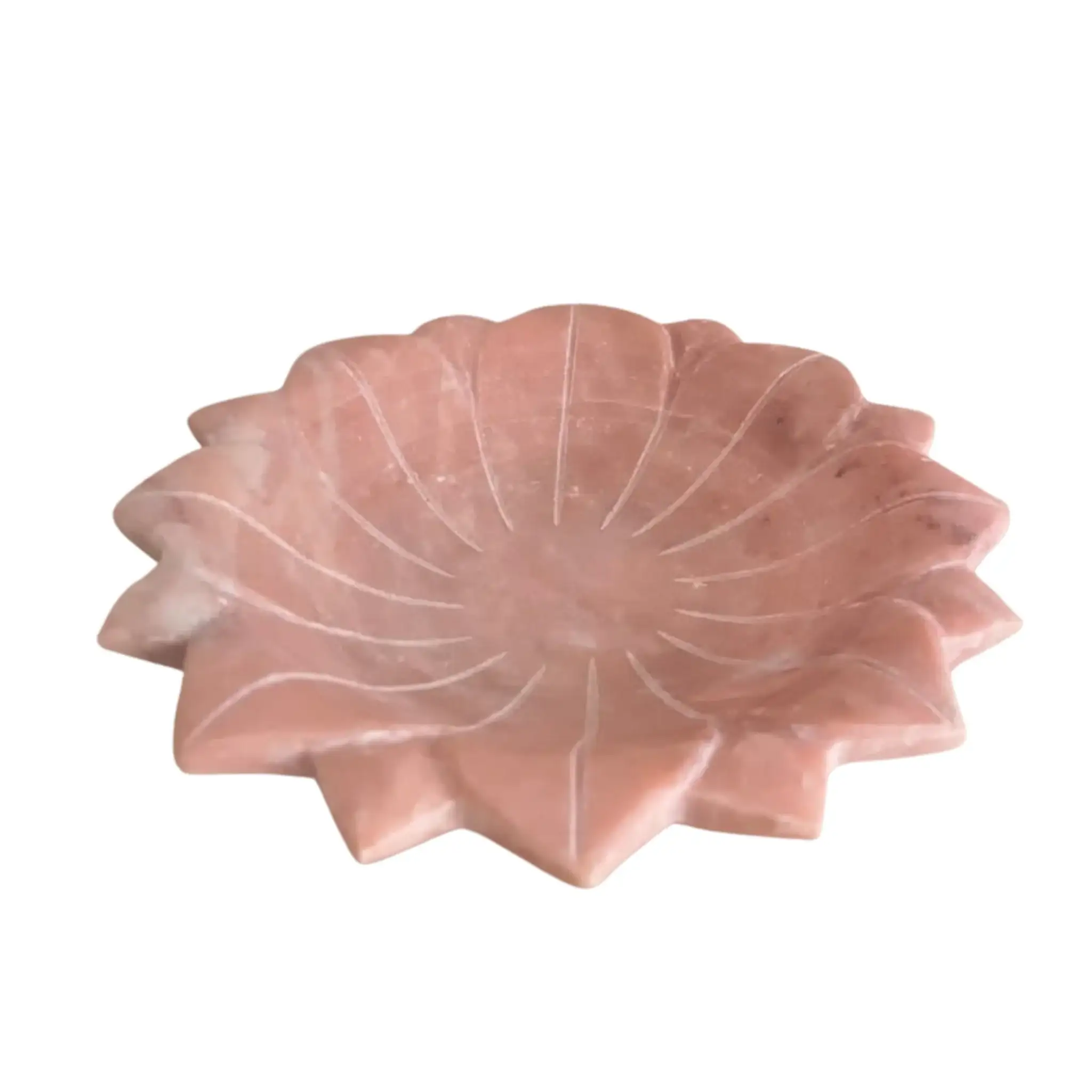 Handcrafted Marble Lotus Urli – Decorative Floral Bowl - Image 21