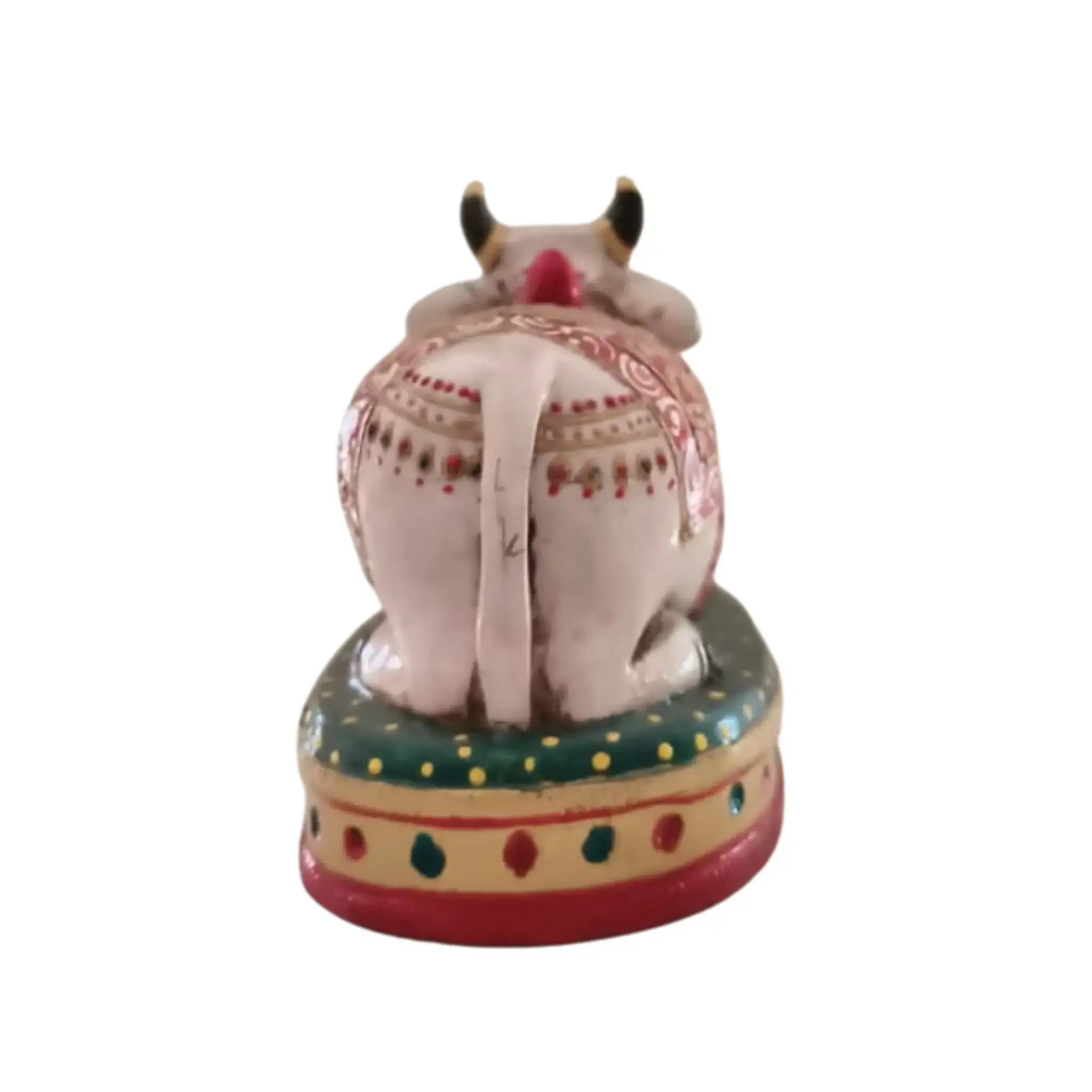Handcrafted Nandhi Statue | Vibrant Hand-Painted Spiritual Decor - Image 6