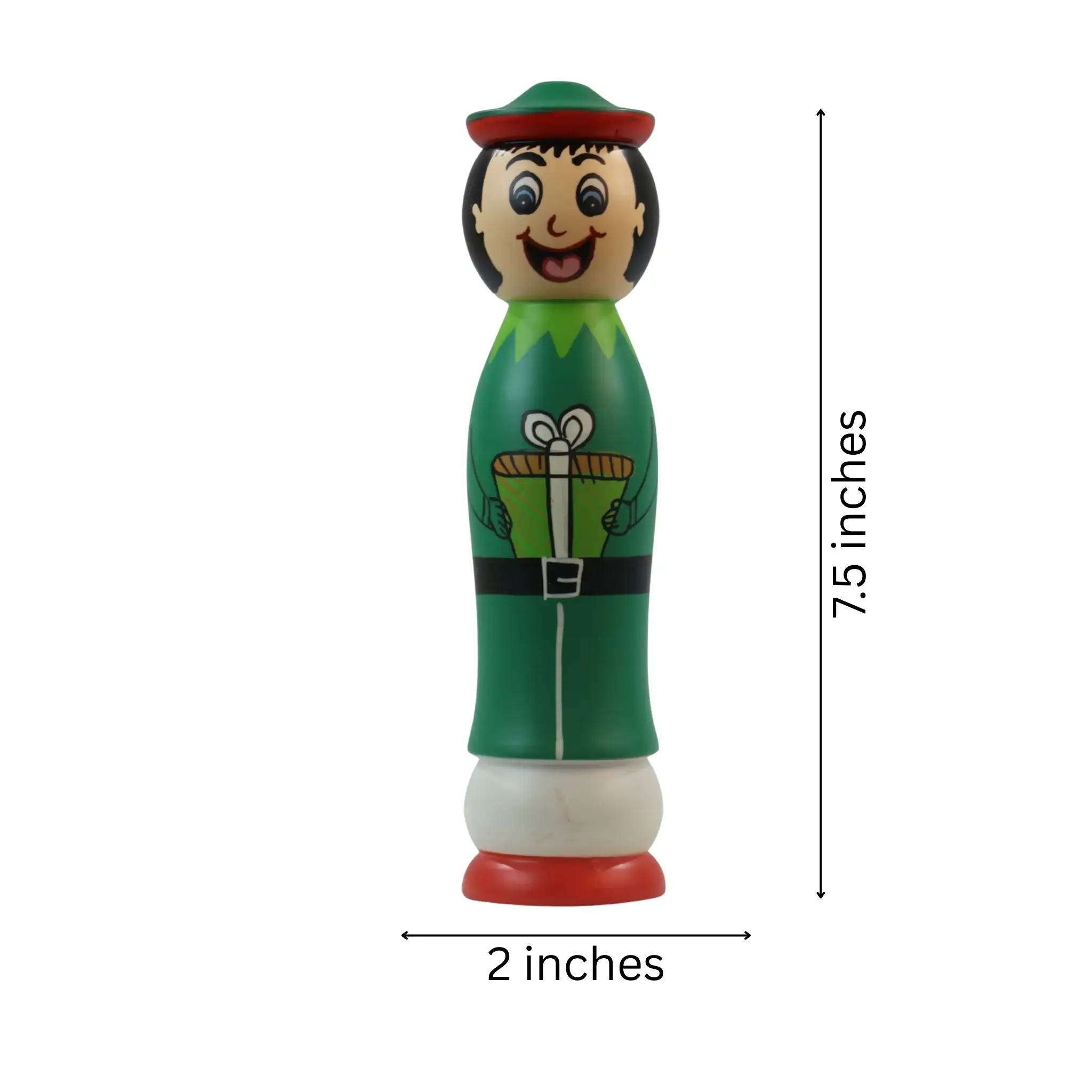 Handcrafted Santa, Joker & Men Character Peg Dolls – Non-Toxic & Durable - Image 19