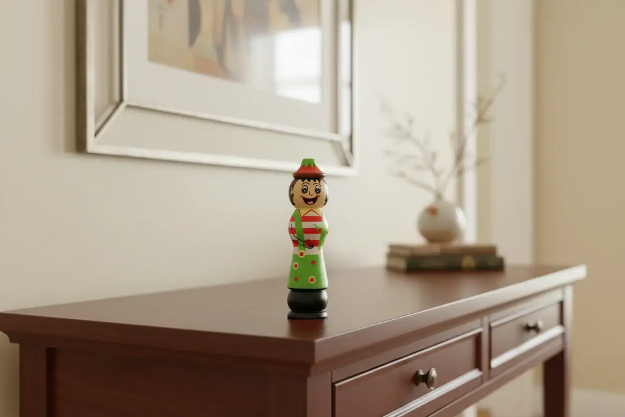 Handcrafted Santa, Joker & Men Character Peg Dolls – Non-Toxic & Durable - Image 8