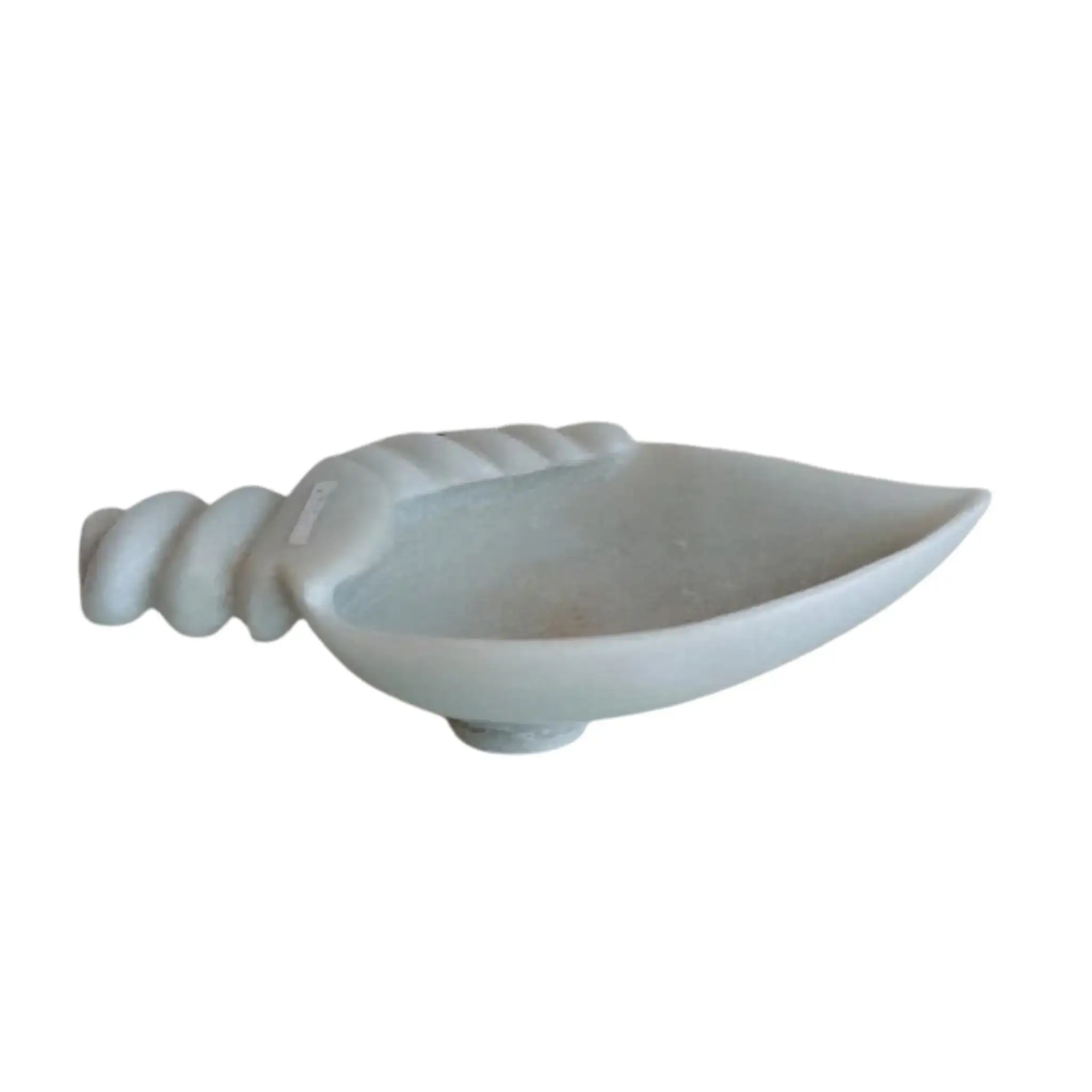 White Marble Decorative Bowl with Handle β Urli & Pooja Diya Bowl - Image 7