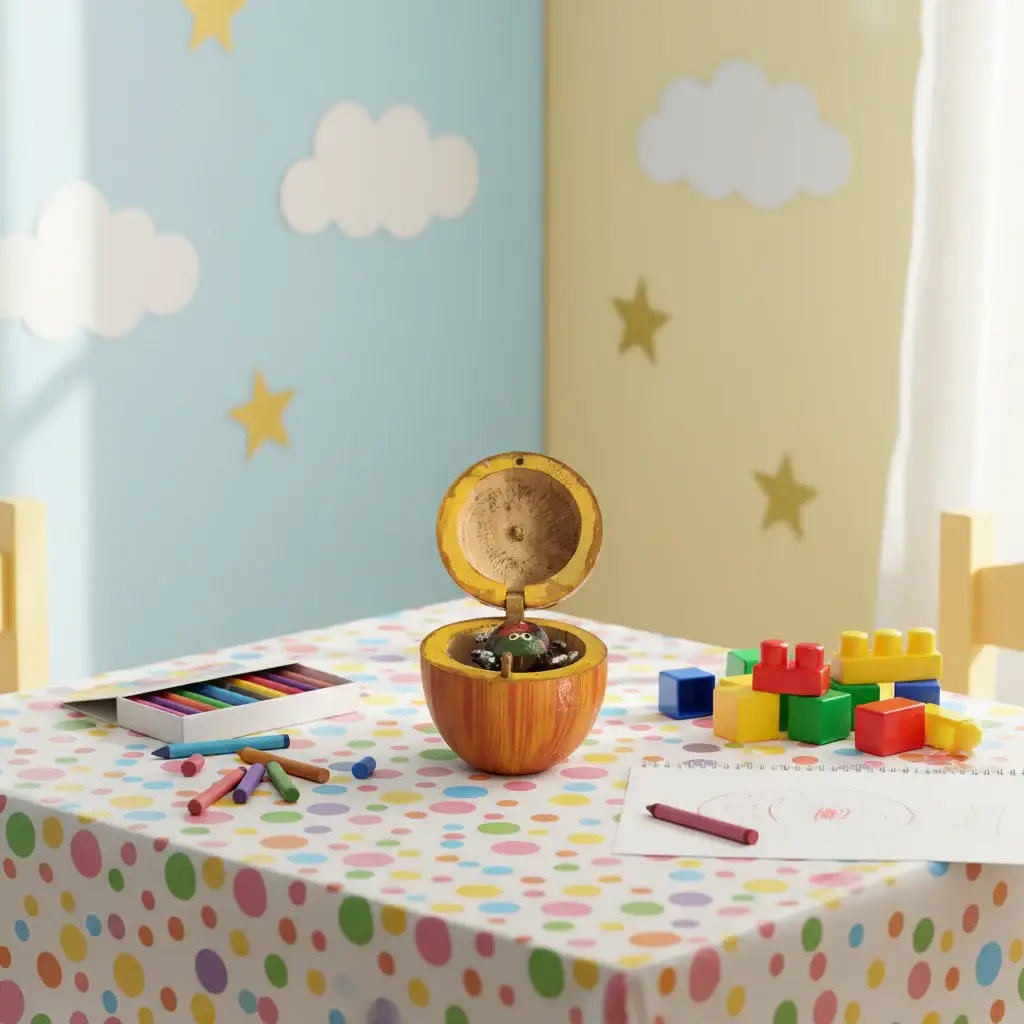 Handcrafted Wooden 'Surprise Spider' Box - Traditional Indian Trick Toy - Image 9