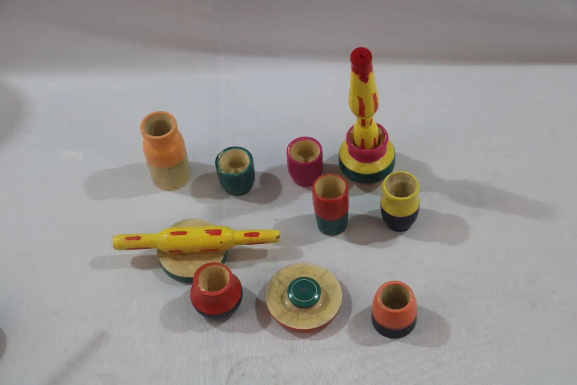 Kids Wooden Kitchen Play Set – Handcrafted Cooking Toys - Image 3
