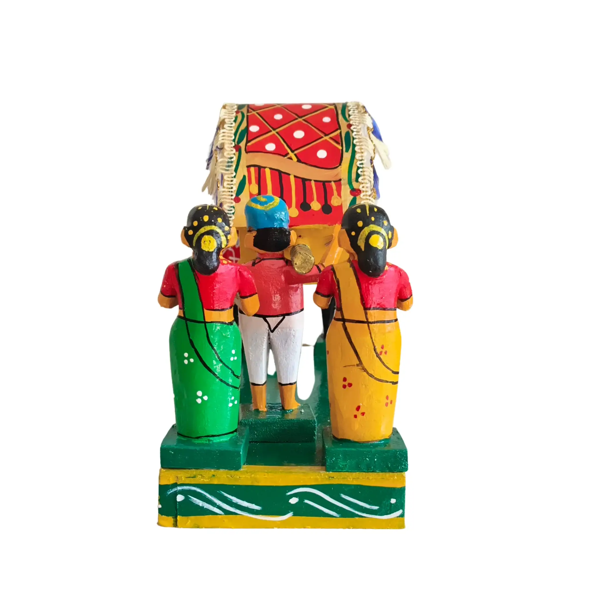 The Bridal Journey - Kondapalli "Pelli Pallaki" Doll Showpiece - Image 3