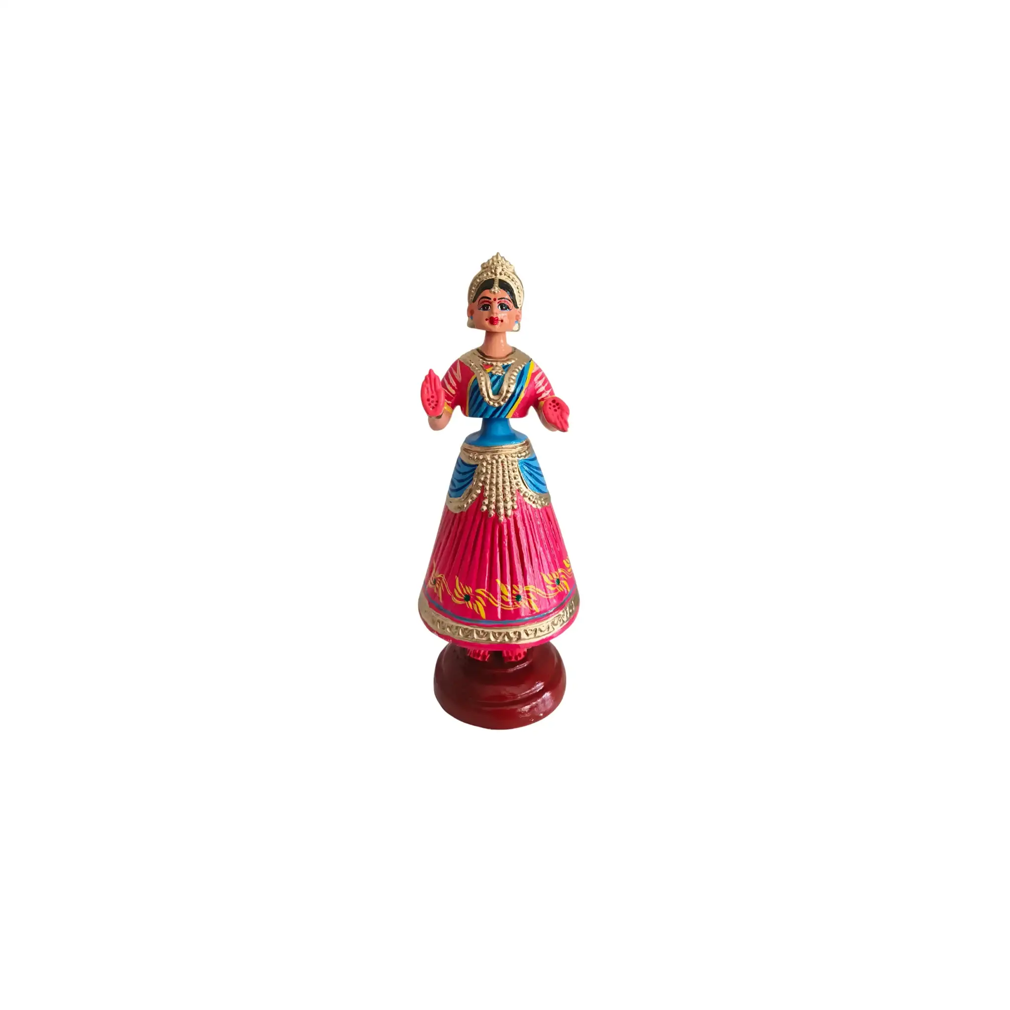 The Icon of Grace – Kondapalli Dancing Doll | Tanjore Dancing Doll - Image 7