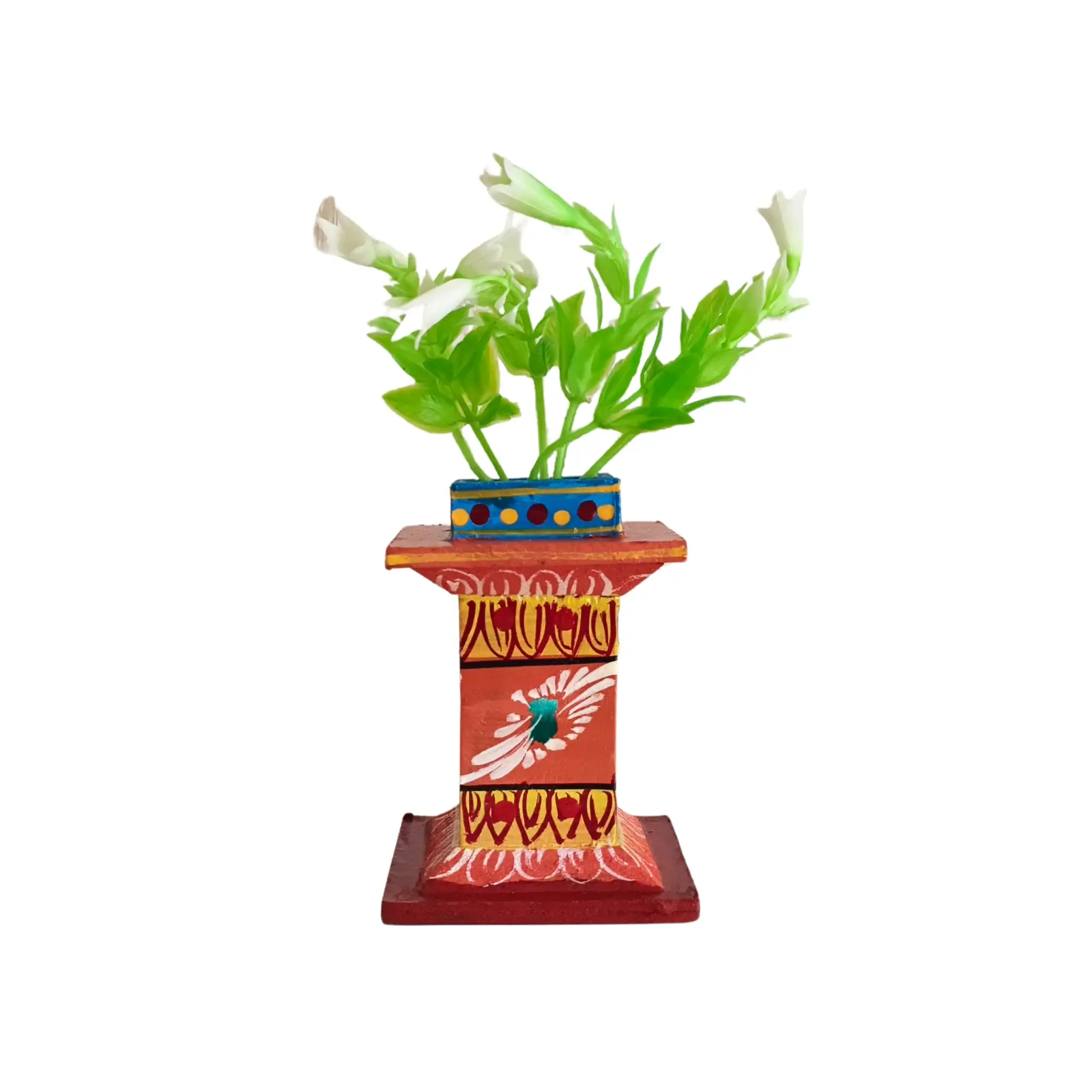 Devotional Splendor - Kondapalli Tulasi Plant Stand - Image 2