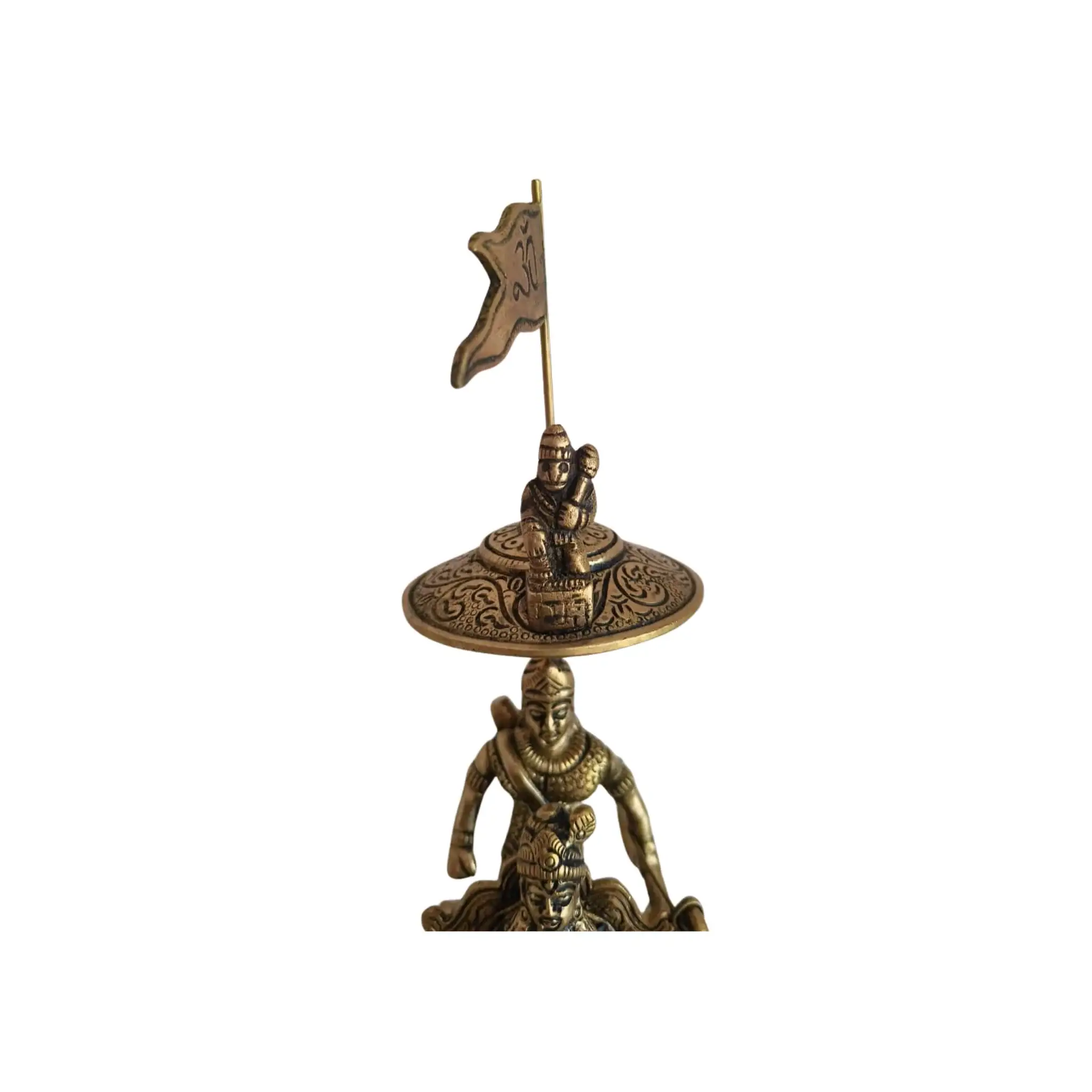 Lord Krishna and Arjuna Chariot Idols - Image 7
