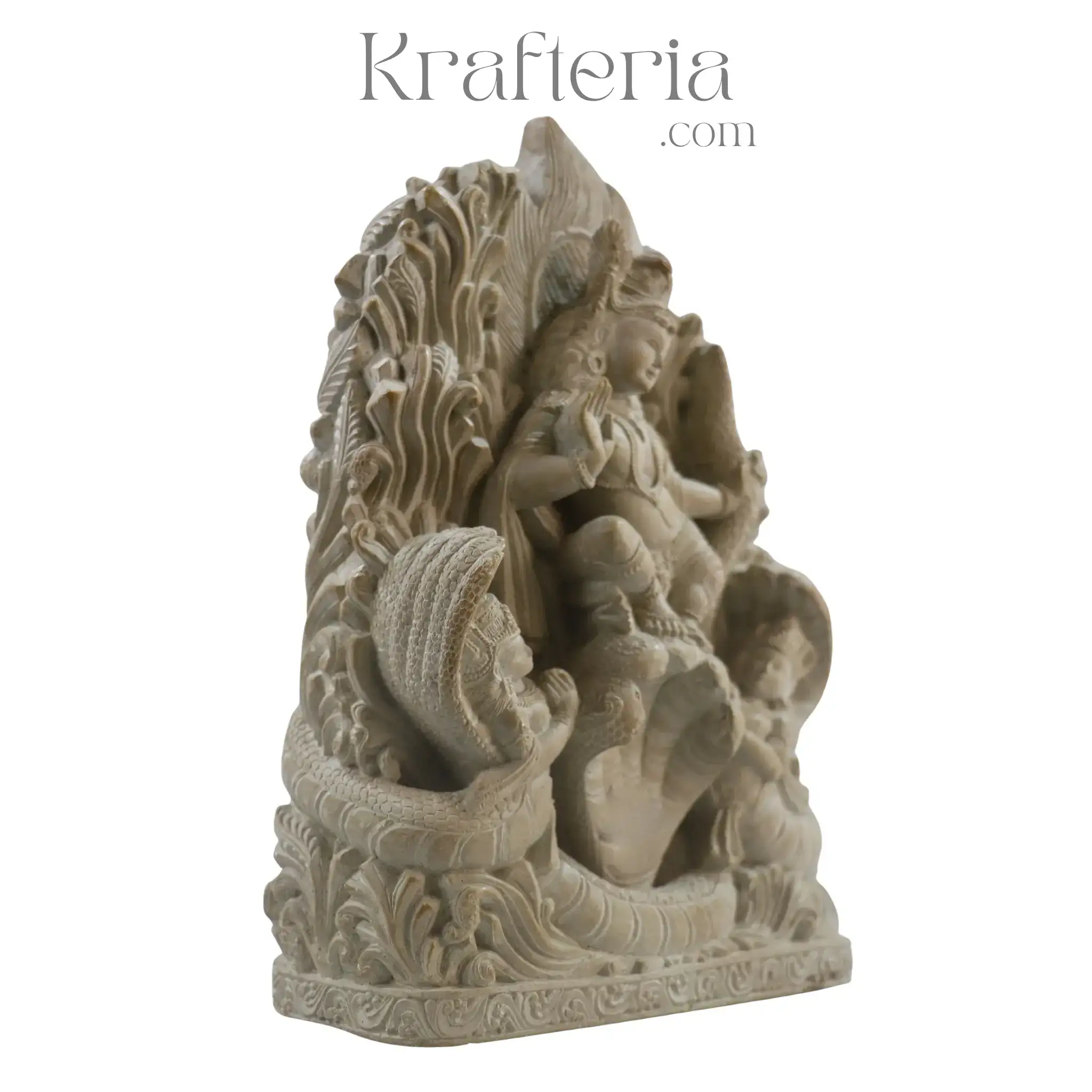 Krishna Sculpture on Snake – Divine Protector and Savior - Image 3