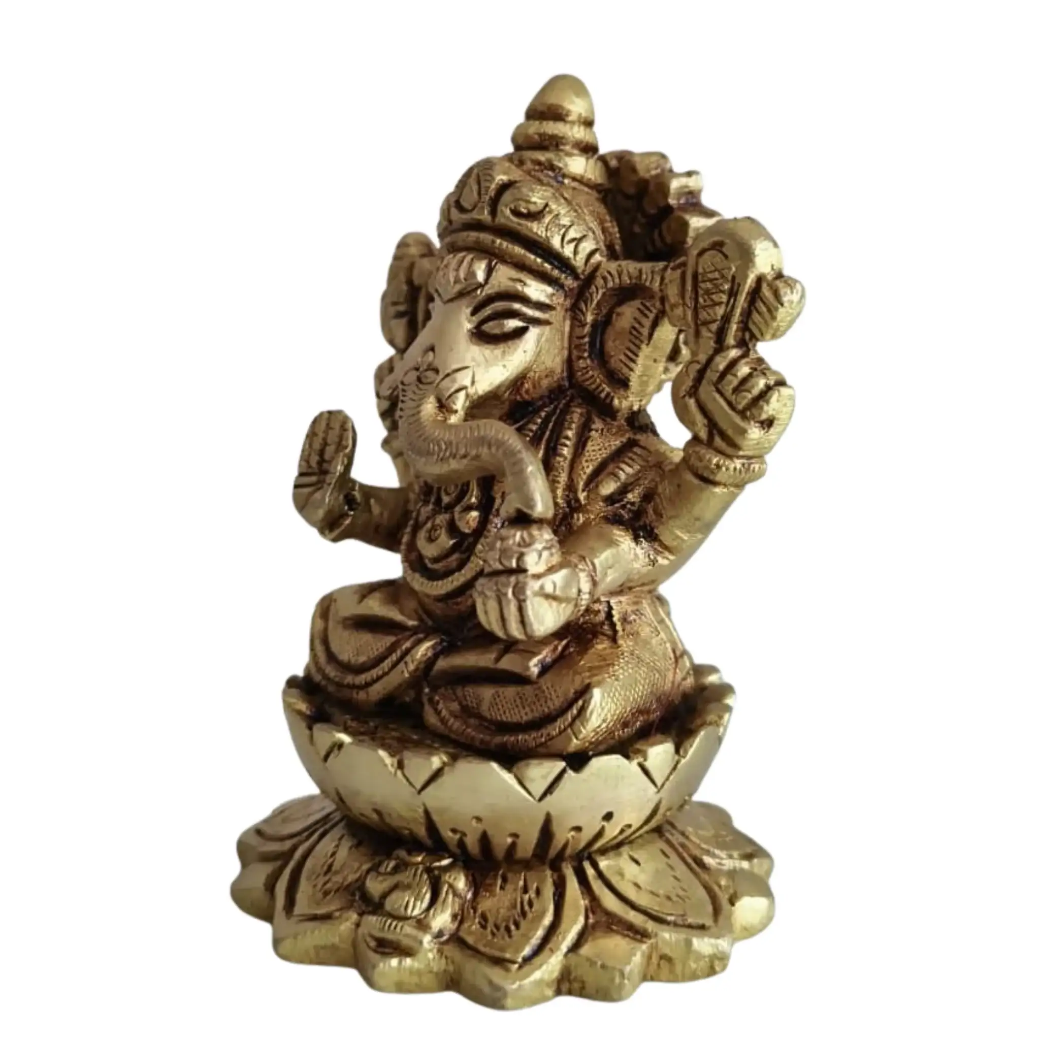 Lord Ganesha Idol with Turban – Remover of Obstacles for Success and Wisdom - Image 8