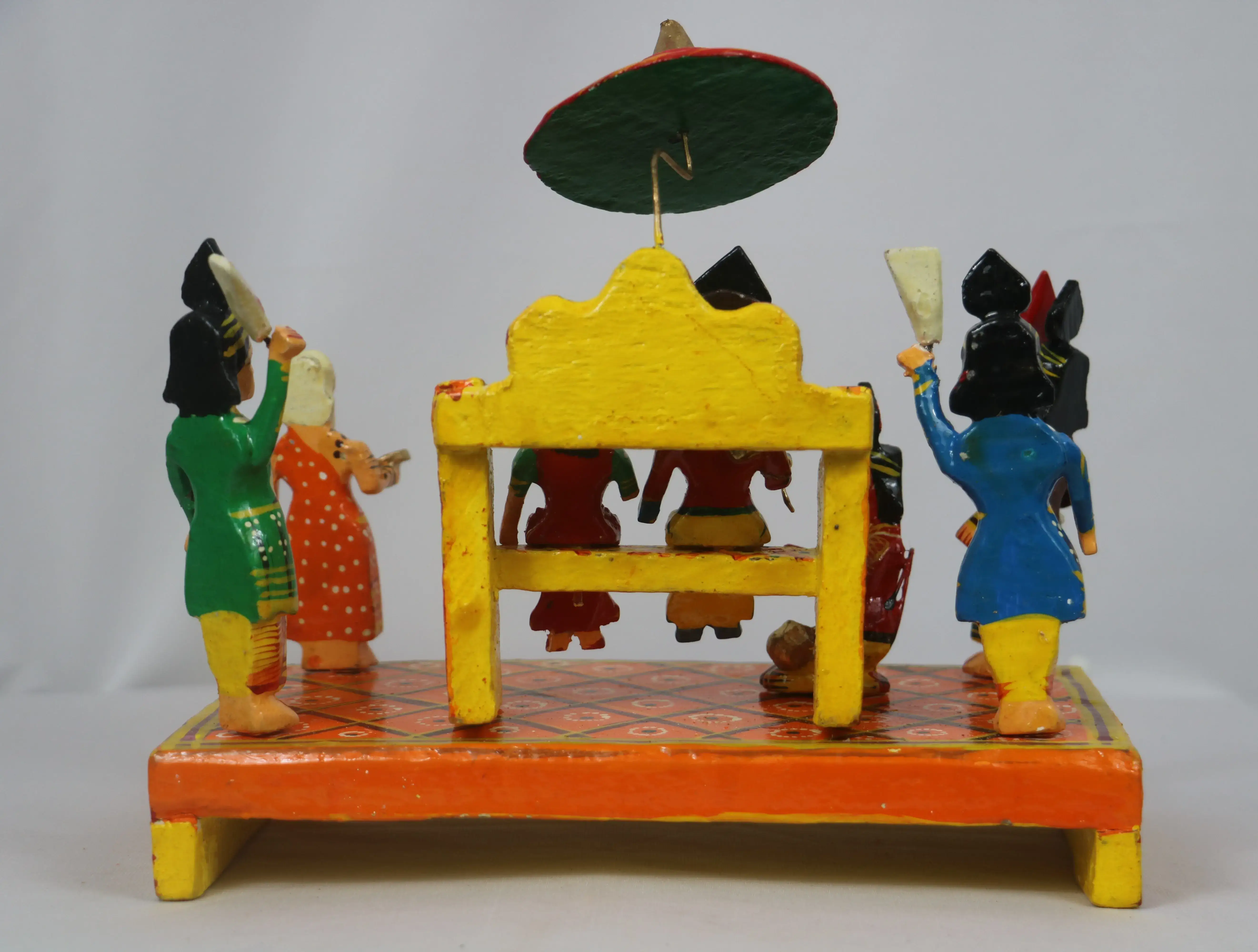 Lord Ram Daruvar in Wood – Artisan-Carved Hindu God Figurine - Image 3