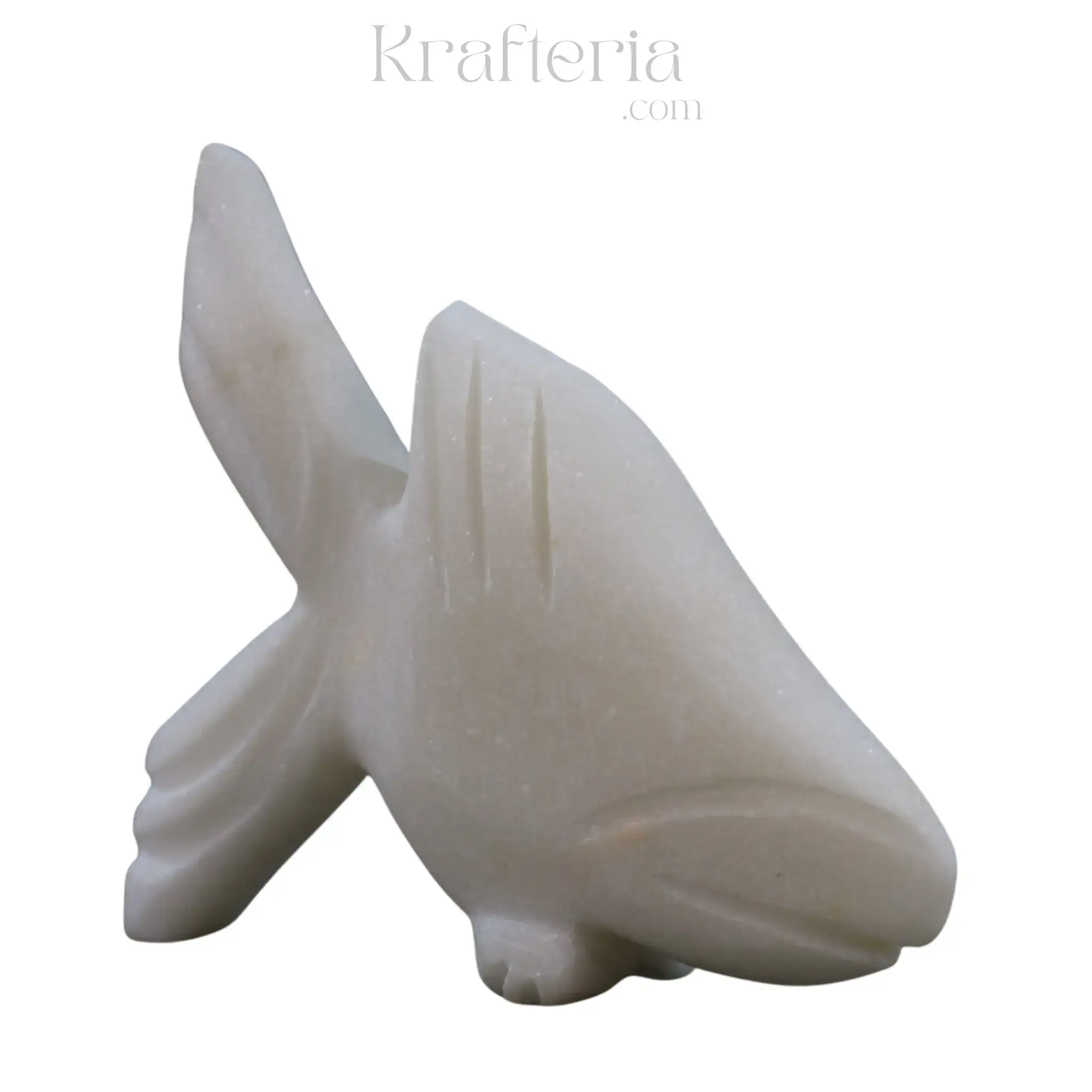 Marble Fish Showpiece – Elegant Tabletop Decoration - Image 3