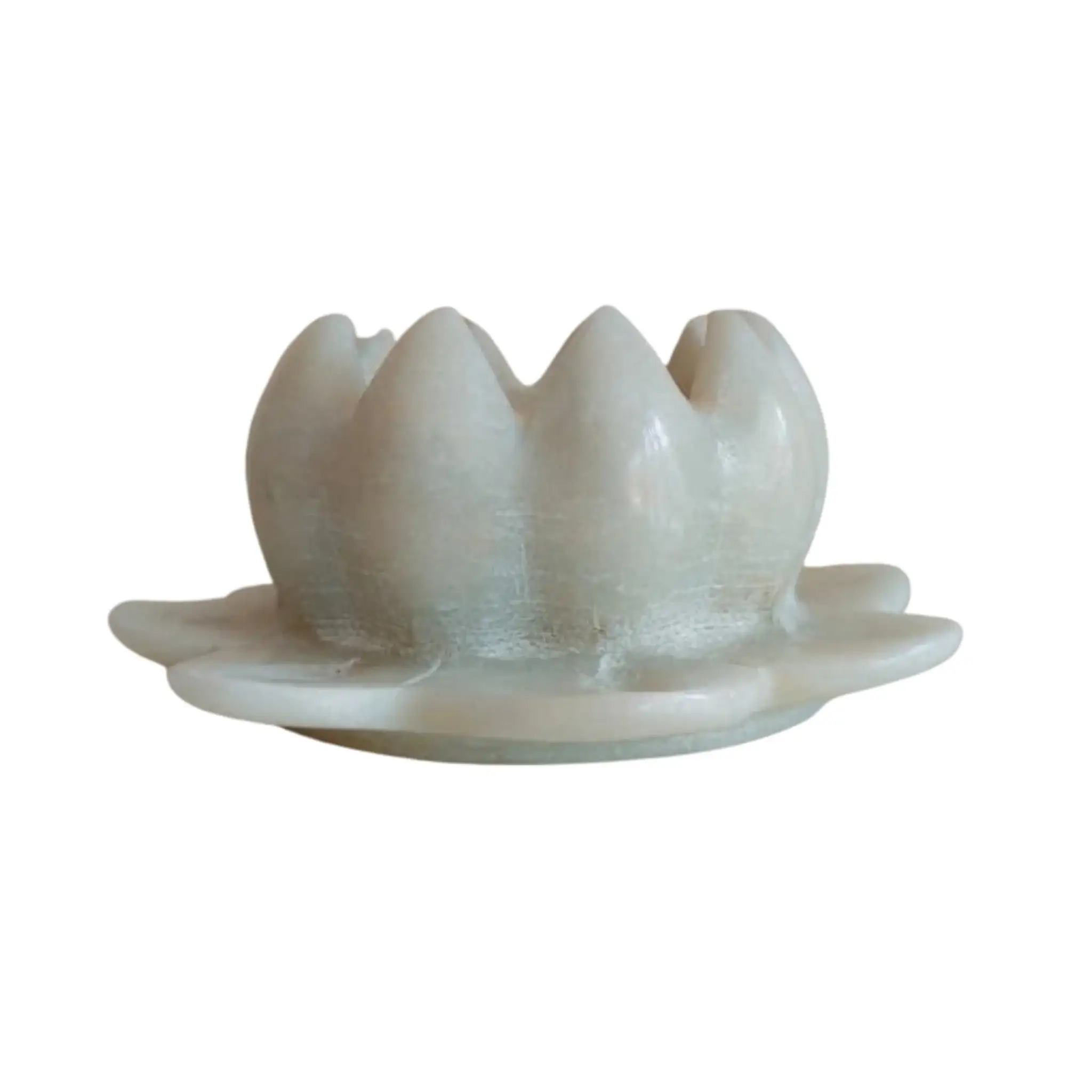 Marble Lotus Flower Candle Stand – Artistic and Serene Accent - Image 11