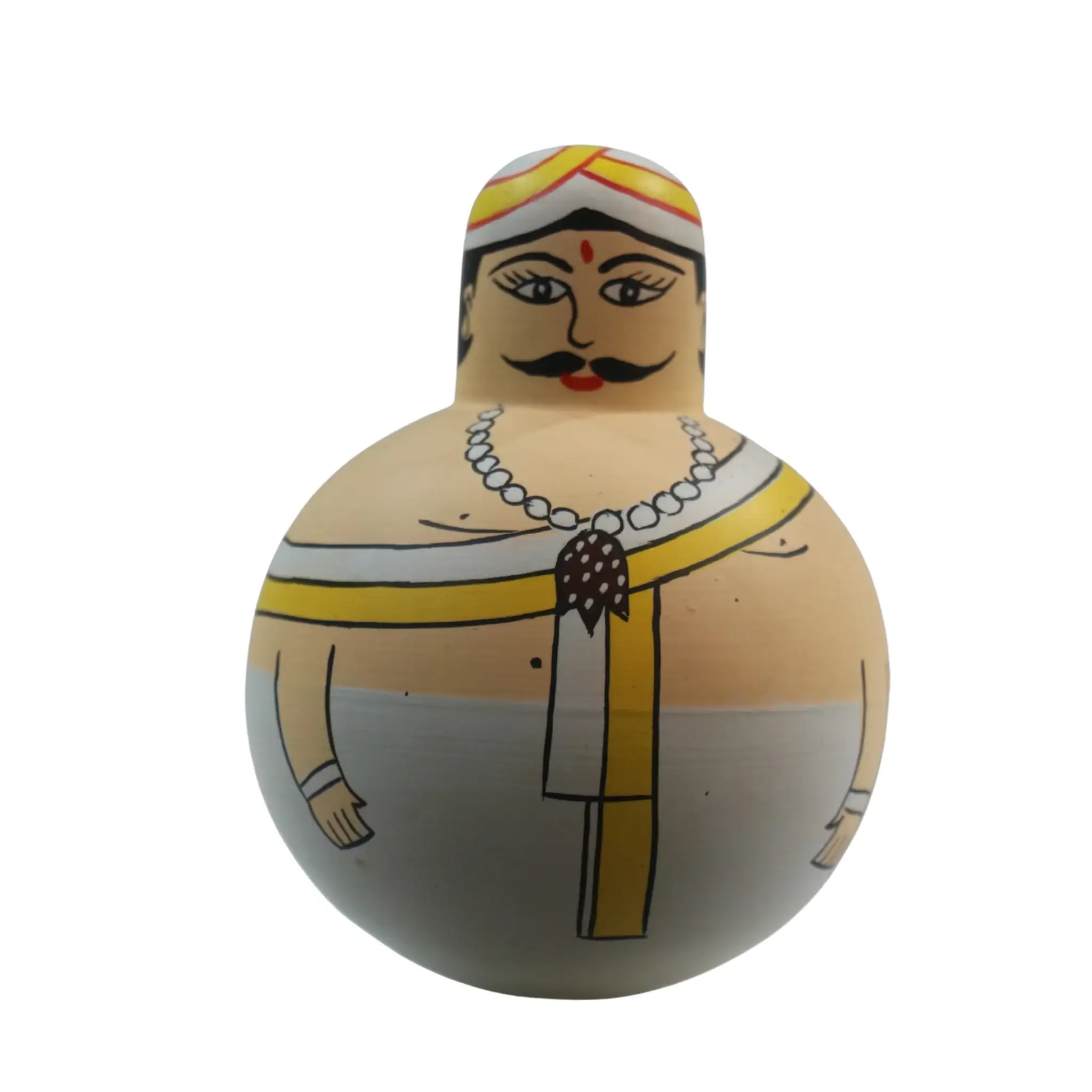 Traditional Marwadi Man & Women Dolls – Safe Non-Toxic Finish - Image 6