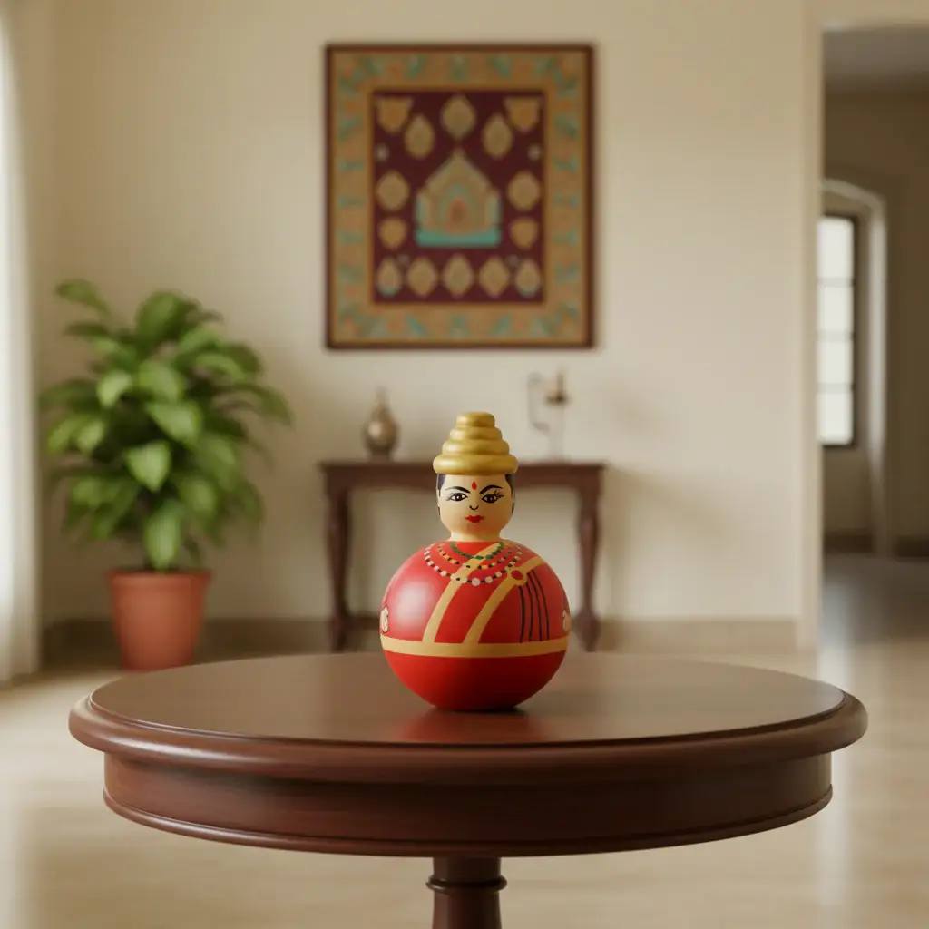 Traditional Marwadi Man & Women Dolls – Safe Non-Toxic Finish - Image 8