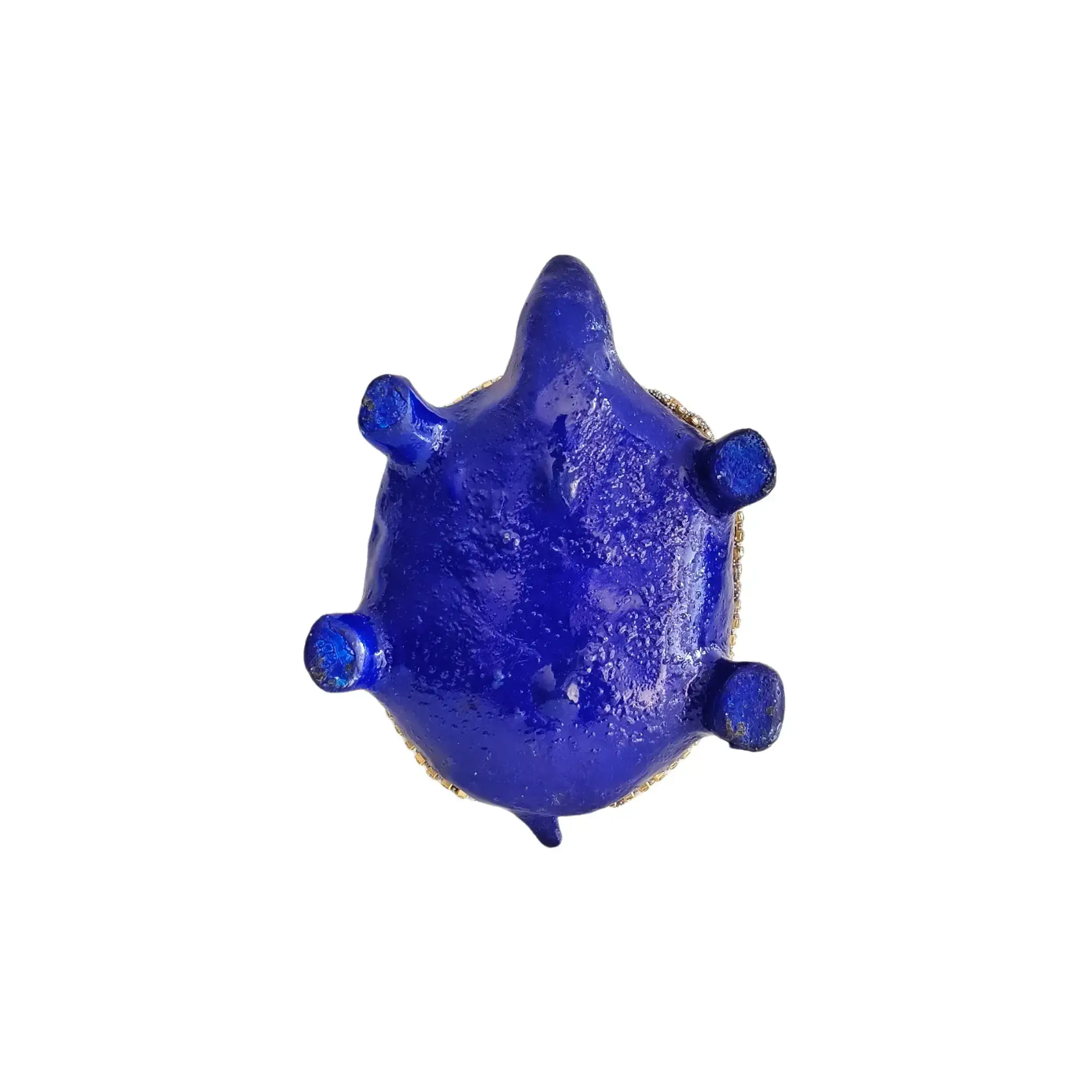 Metal Tortoise with Stone Meenakari | Decorative Feng Shui Figurine - Image 8