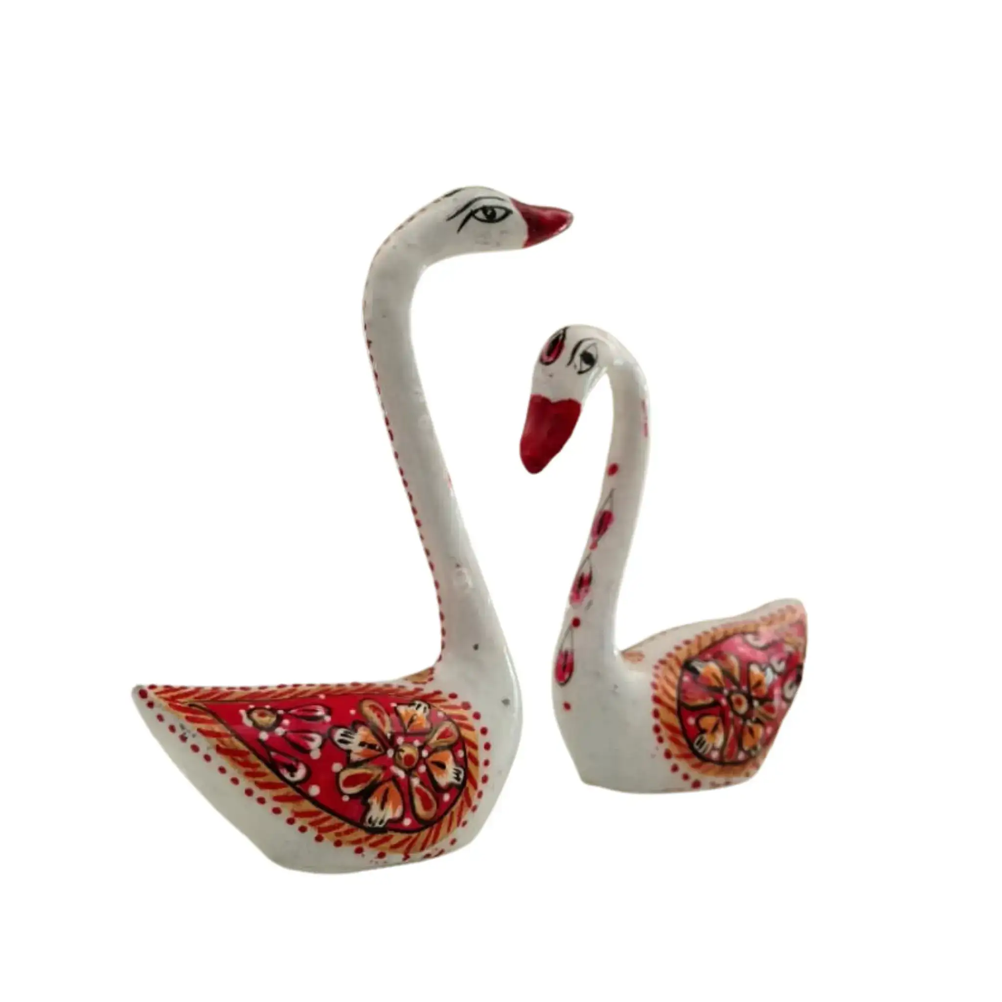 Hand-Painted Metal Duck Pair | Decorative Home Showpiece - Image 3