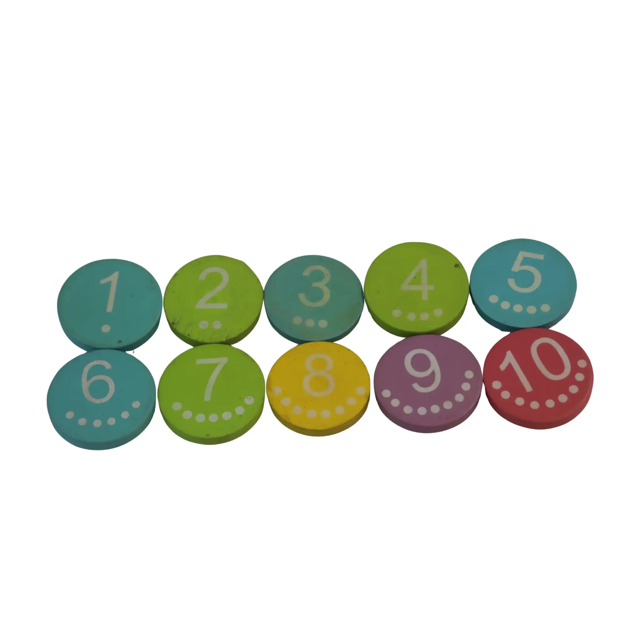 Multi Colour Number Chips