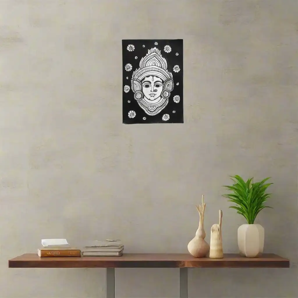 Mystic Divinity on Leather Art