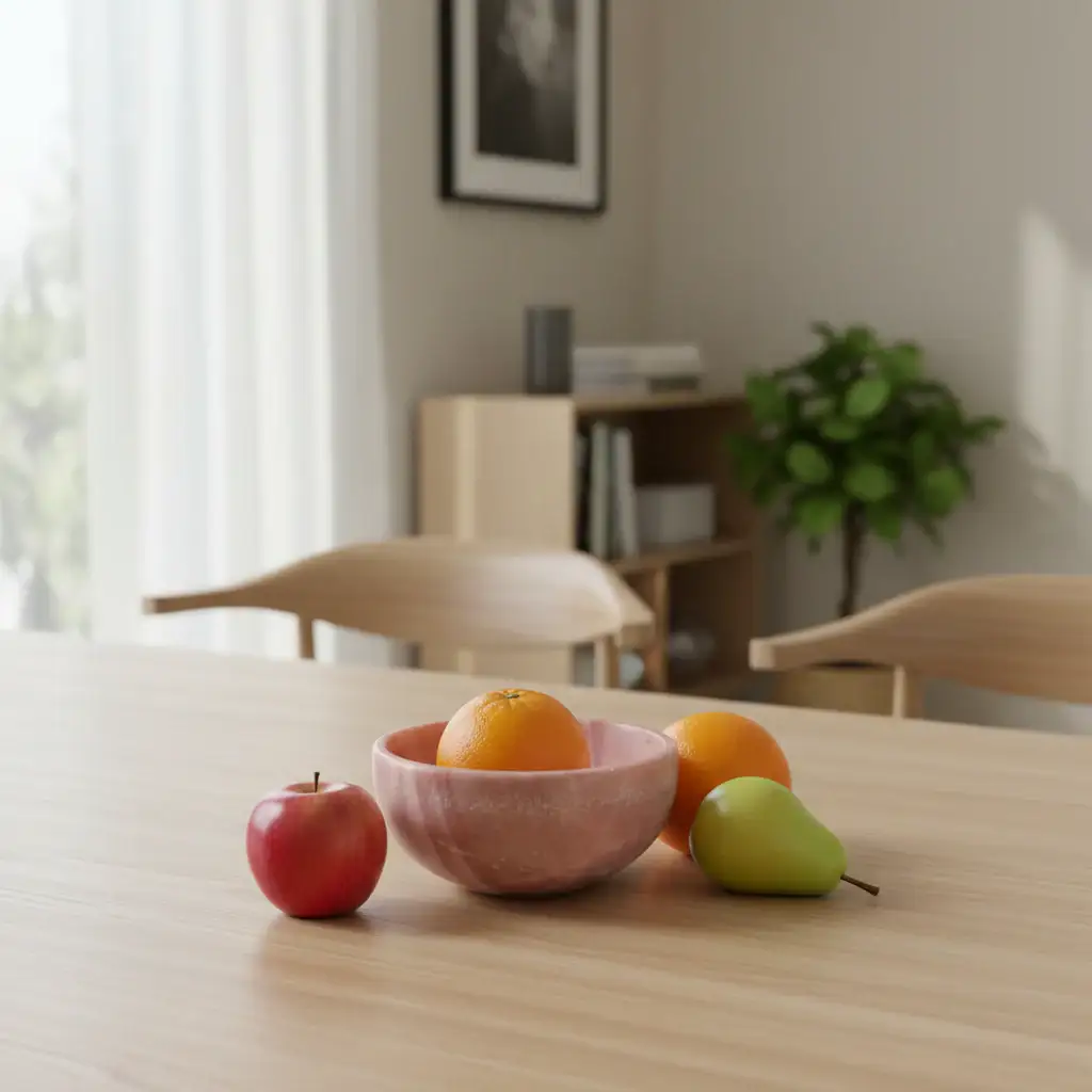 Natural Stone Marble Bowl-Unique Table Centerpiece - Image 11
