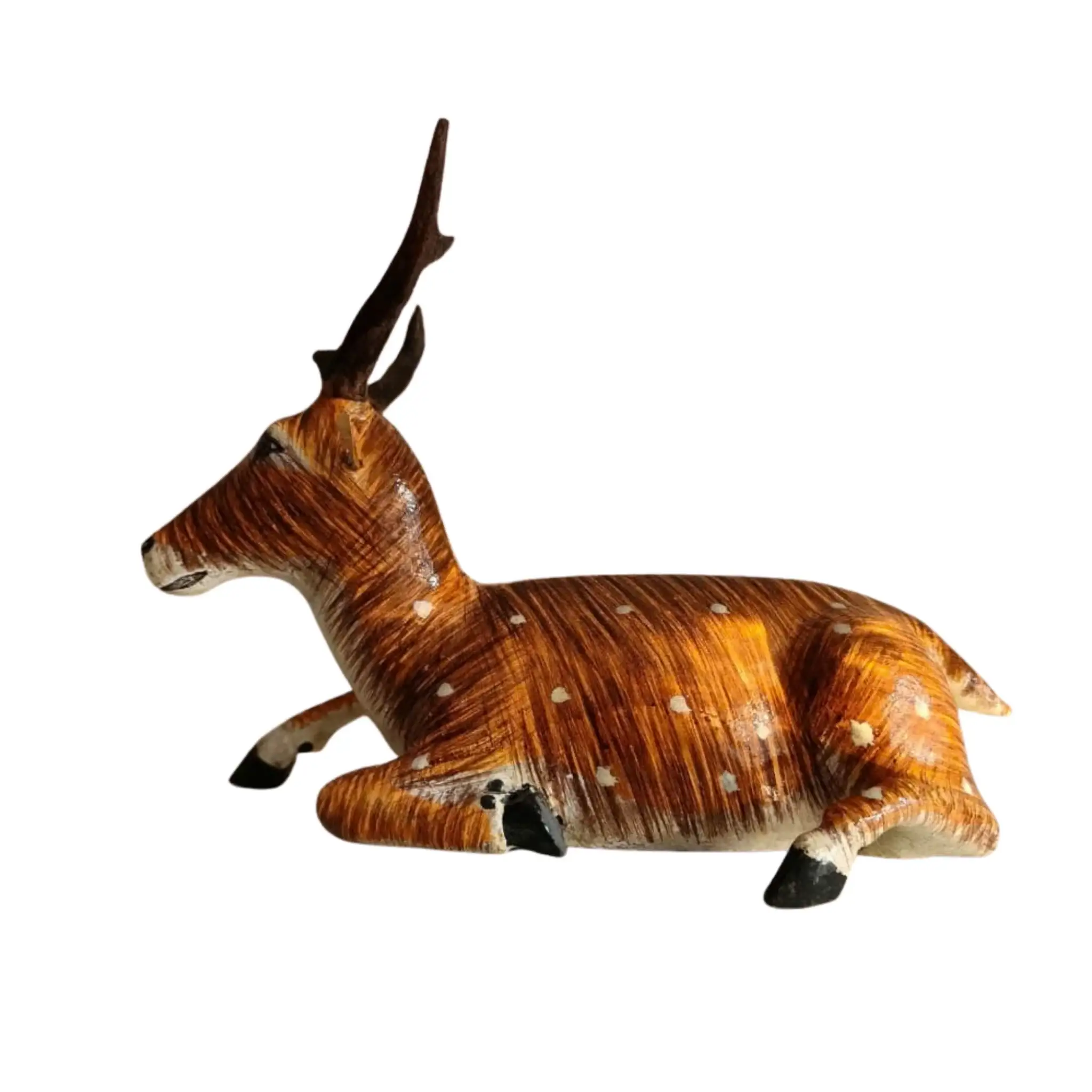 Nirmal Lacquered Deer Toy – Traditional Telangana Wooden Art - Image 7