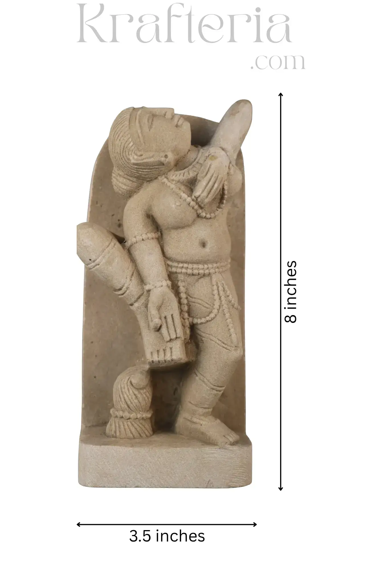 Nritya Lakshmi Yakshini Sculpture (Dancing Goddess of Abundance) - Image 7