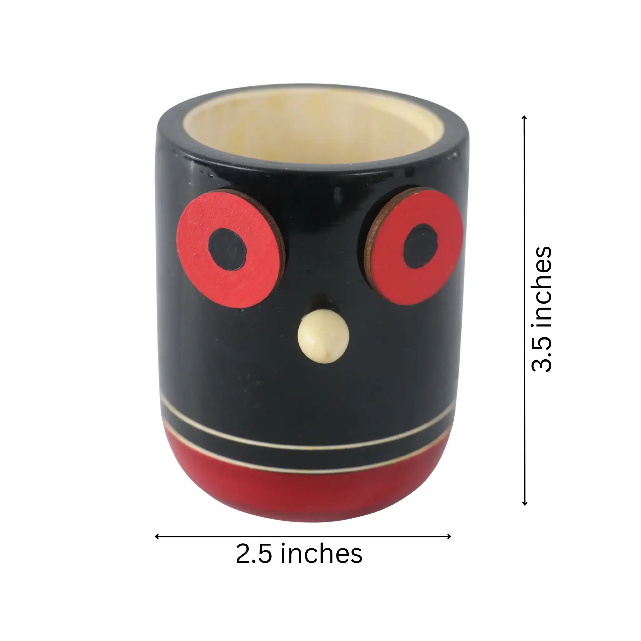 Handcrafted Owl Pen Holder – Stylish & Functional - Image 4