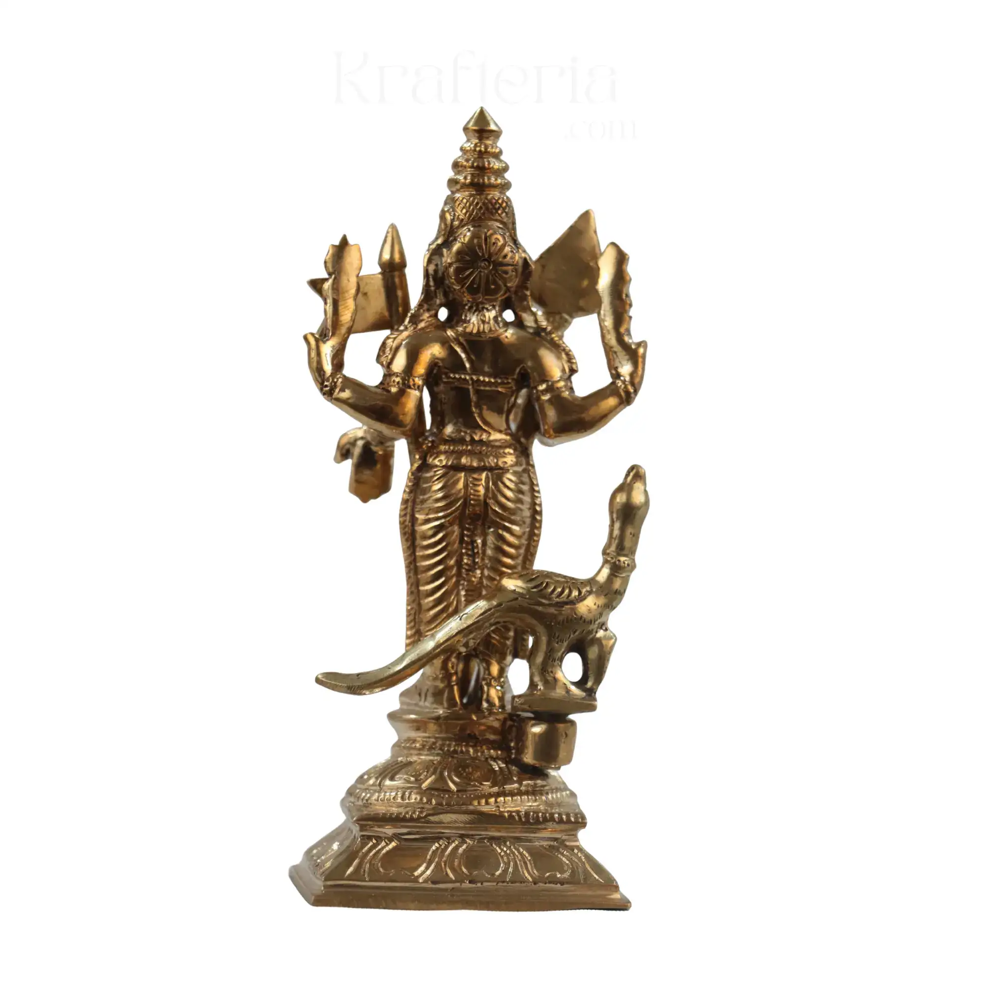Panchaloha Lord Subrahmanya (Murugan) Idol – The Divine Shanmugan Swamy - Image 5