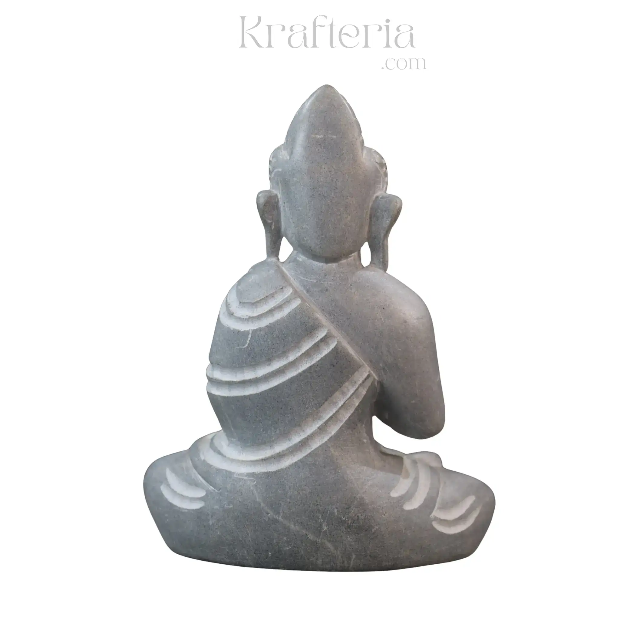 Peaceful Buddha Figurine – Soft Stone Decorative Idol - Image 14