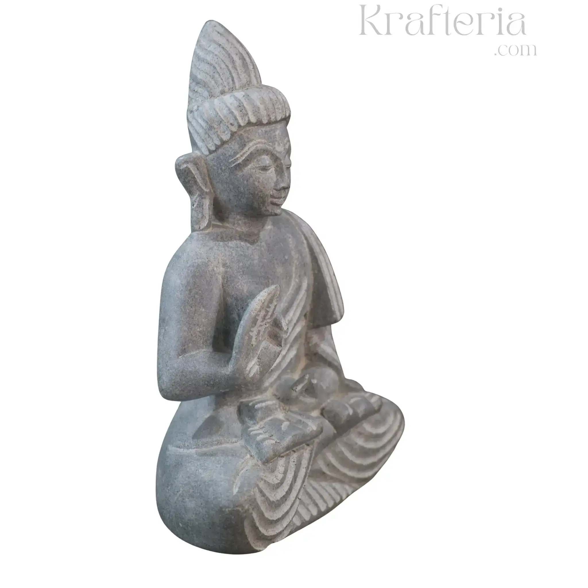 Peaceful Buddha Figurine – Soft Stone Decorative Idol - Image 18
