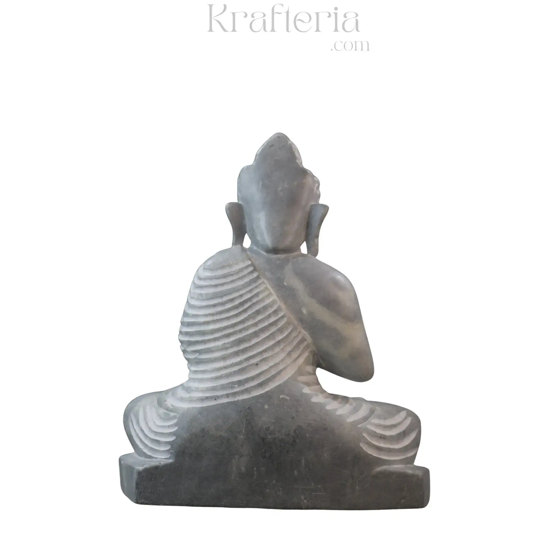 Peaceful Buddha Figurine – Soft Stone Decorative Idol - Image 29