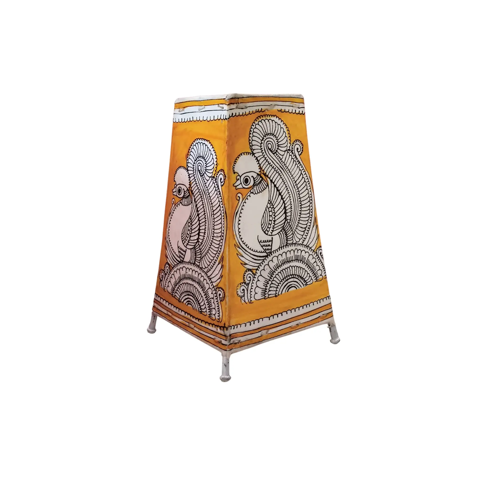 Cultural Treasure – Peacock Leather Puppetry | Bed Lamp - Image 2