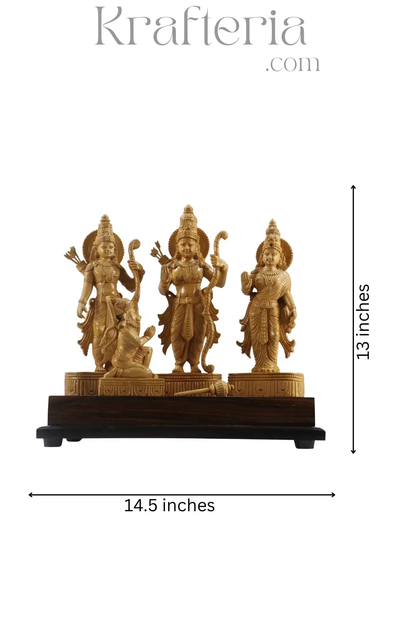 Devotional Sitha Rama Laxman Hanuman Statue – Perfect for Home & Temple - Image 7