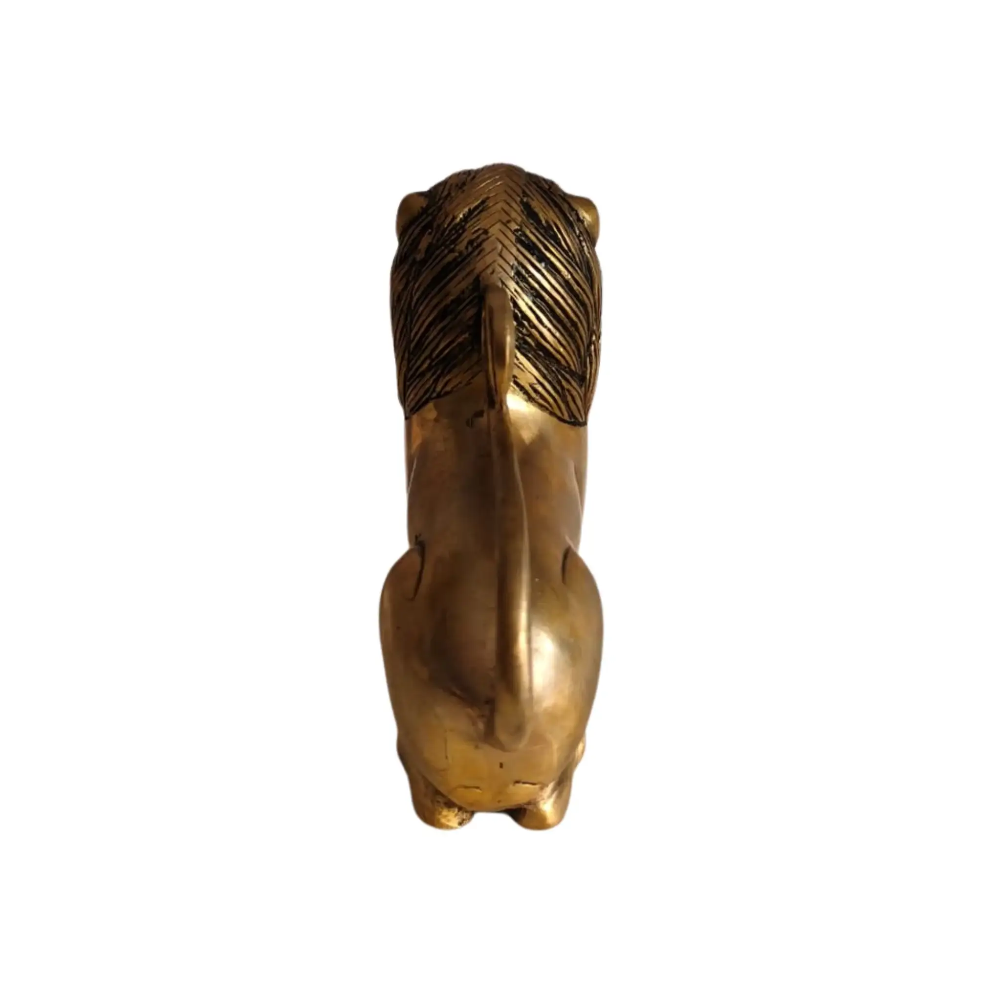 Regal Brass Lion Statue - Majestic Animal Figurine for Home Decor - Image 8