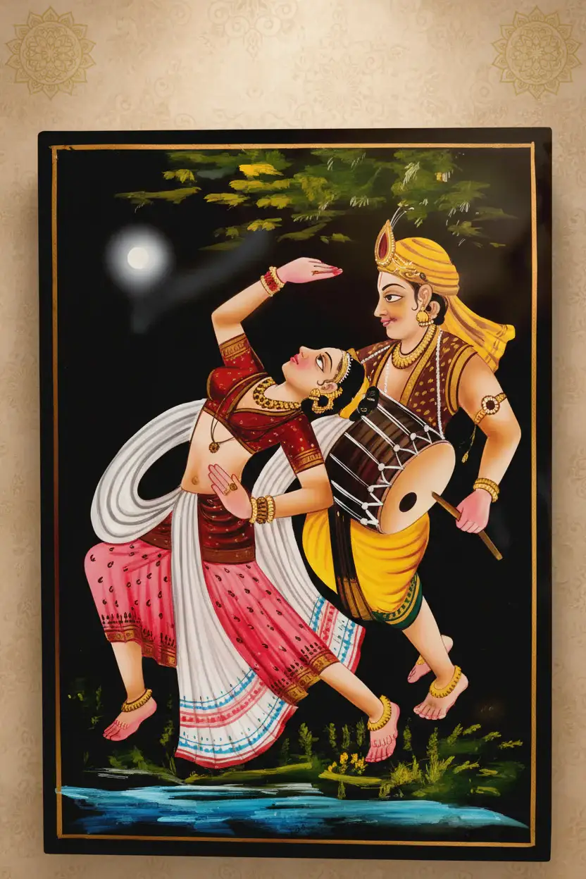 The Rhythm of the Moon Nirmal Painting - Image 2