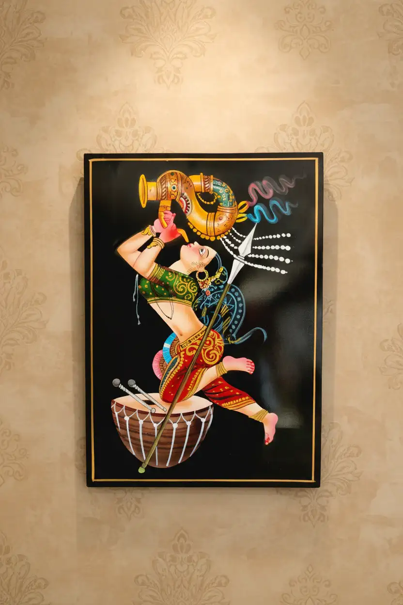 Rhythms of Tradition – Folk Musician Nirmal Painting