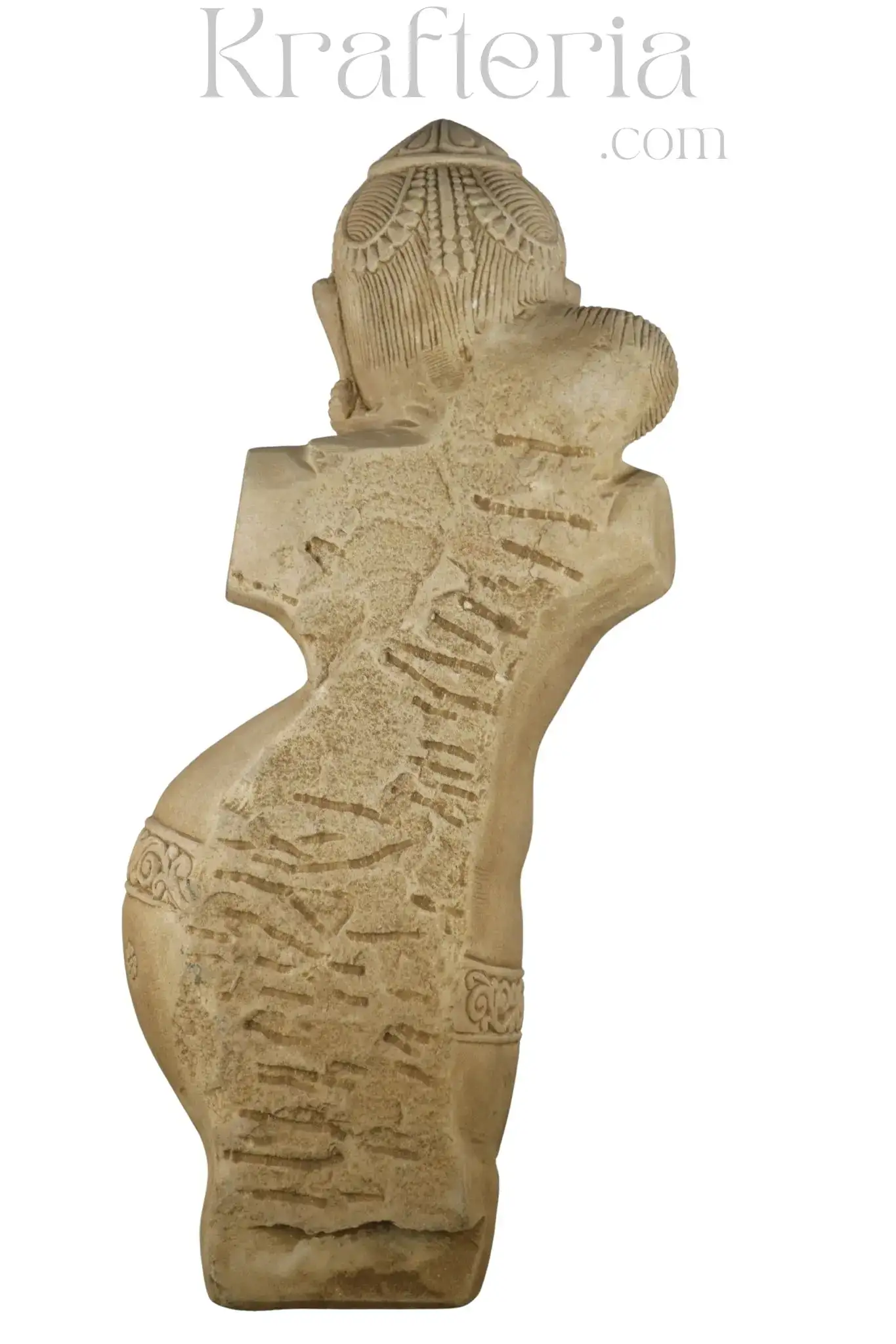 Ethereal Beauty - A Sandstone Devangana Sculpture - Image 11