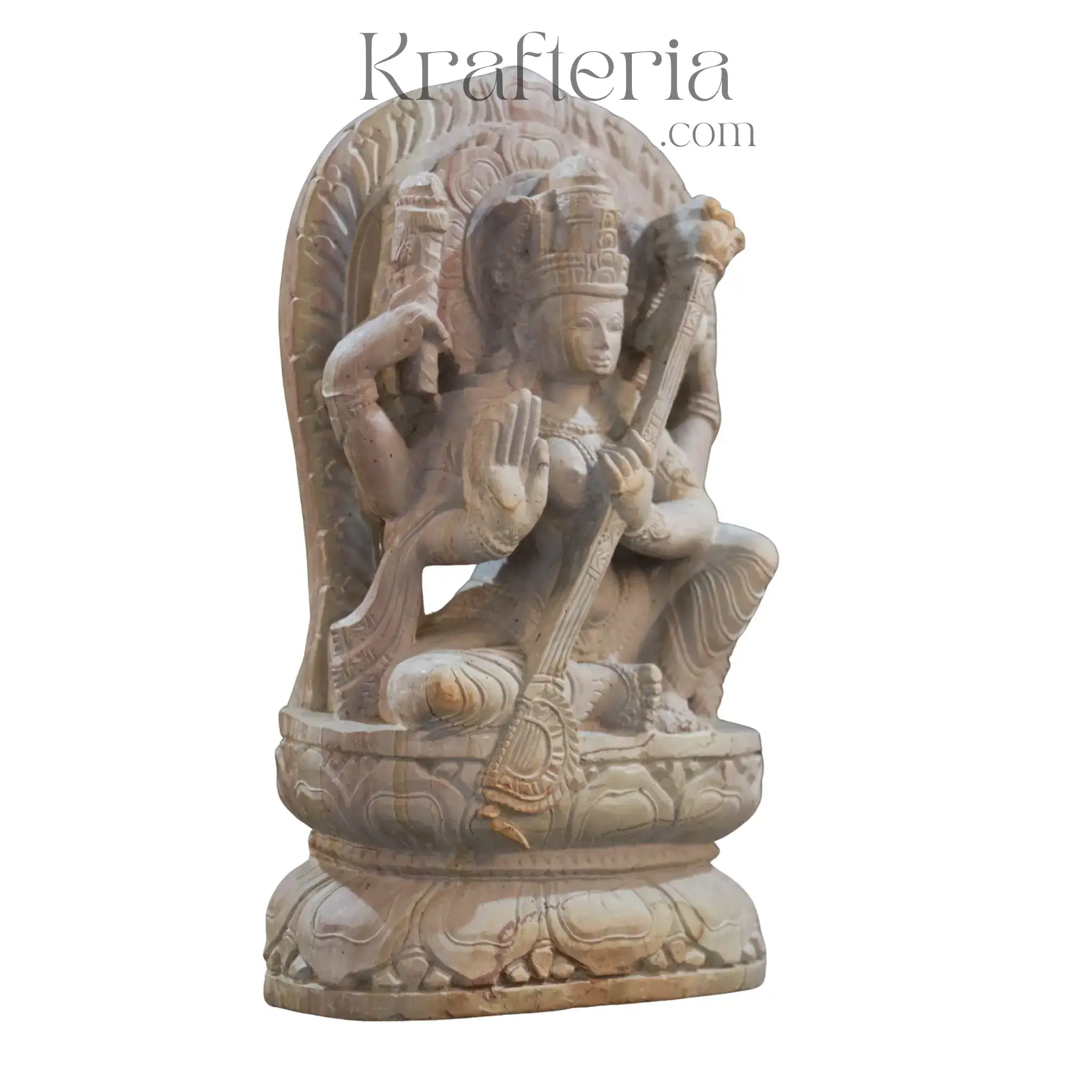 Saraswathi Murti – Beautiful Sculpture Celebrating Knowledge - Image 3