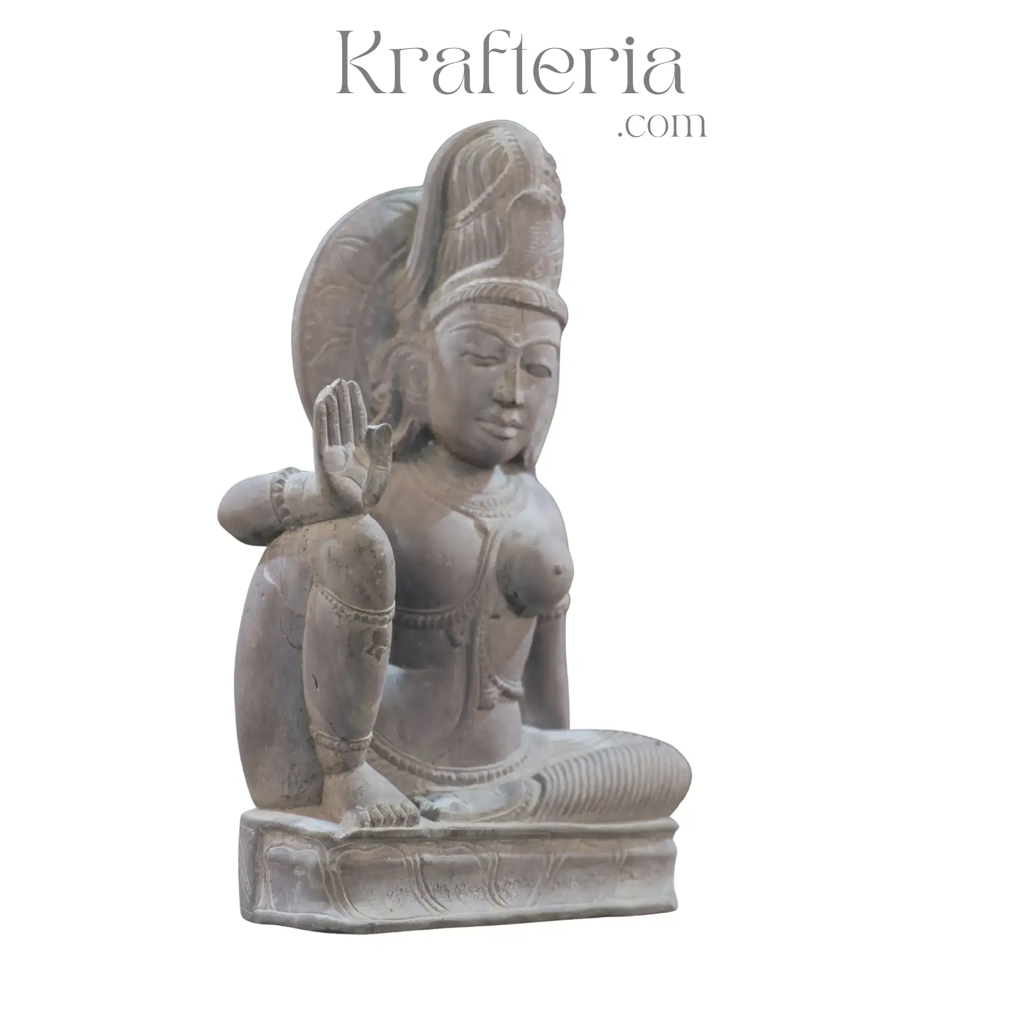 Sculpture of Ardhanareshwara – Celebrating the Union of Shiva and Parvati - Image 3
