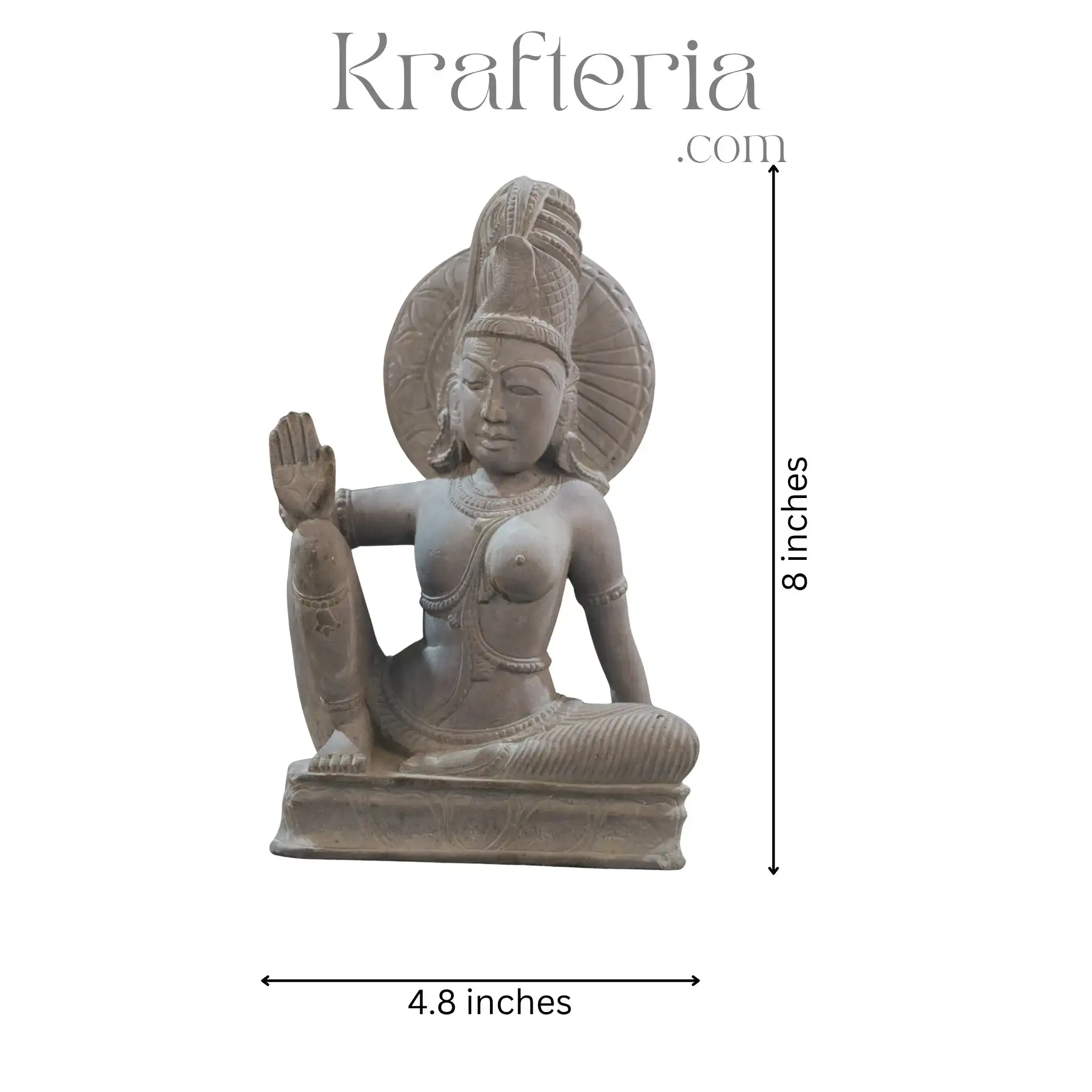 Sculpture of Ardhanareshwara – Celebrating the Union of Shiva and Parvati - Image 5