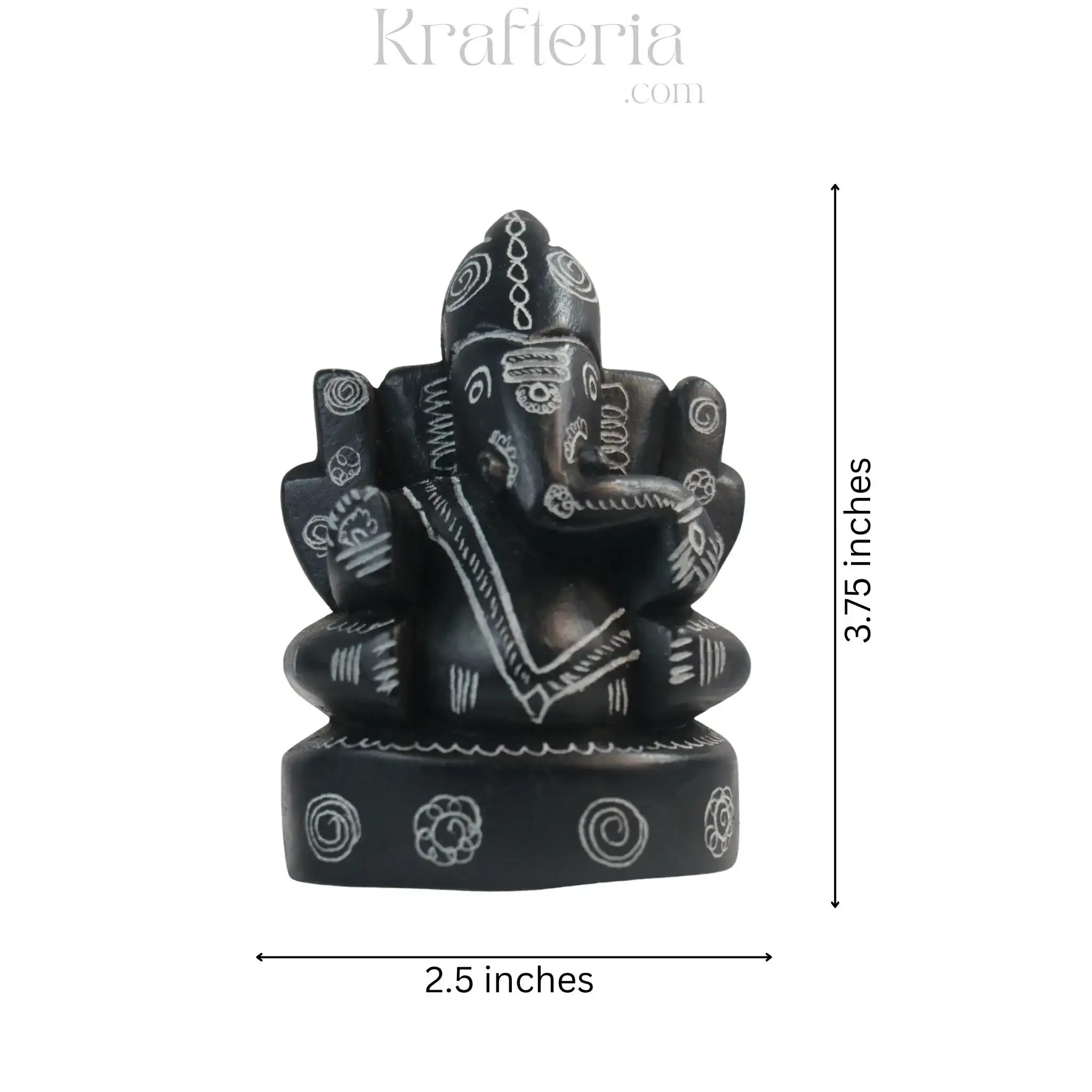 Ganesh Ji Statue in Soft Stone – Puja & Decorative Use - Image 13