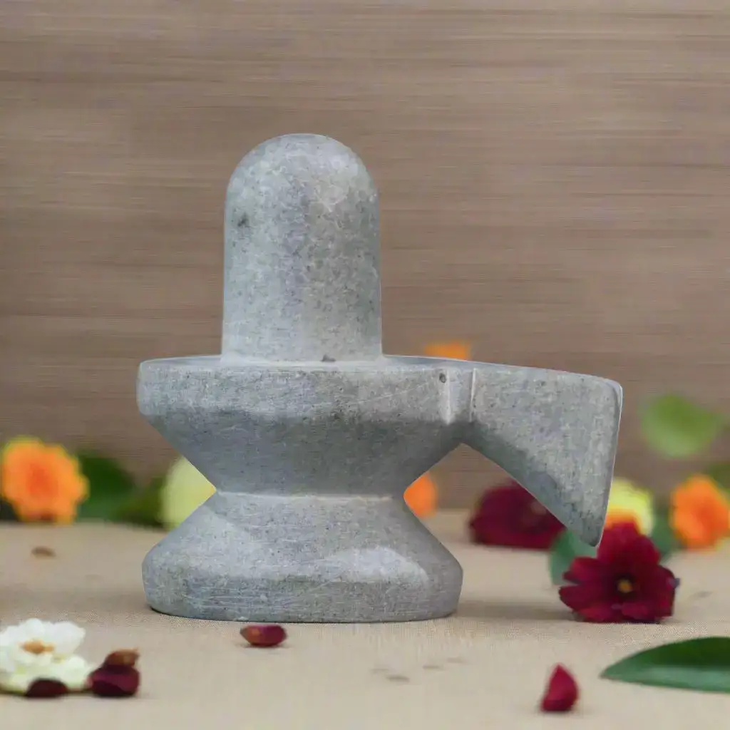 Sacred Stone – Soft Stone Shiva Linga for Puja - Image 5