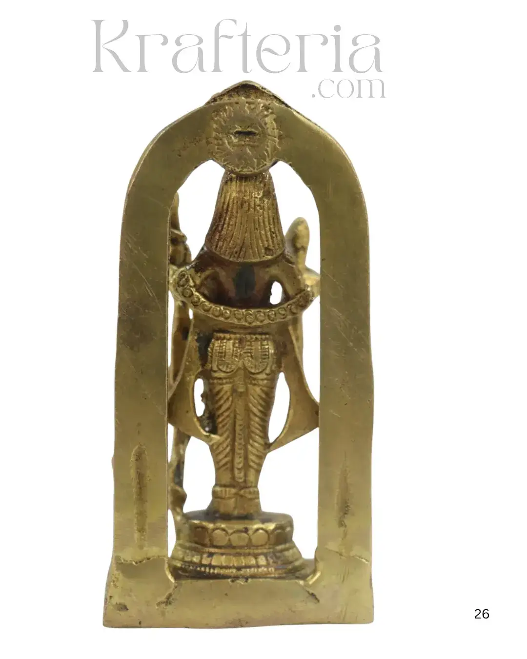 Lord Sree Rama Idol in Brass – Symbol of Virtue and Valor - Image 4