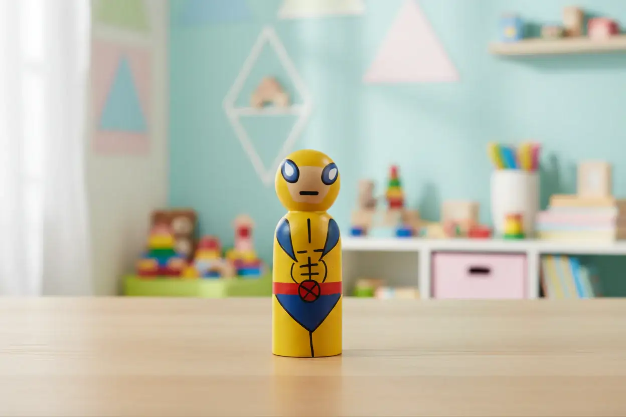 Superhero Avengers Peg Dolls – Safe Non-Toxic Paint Finish