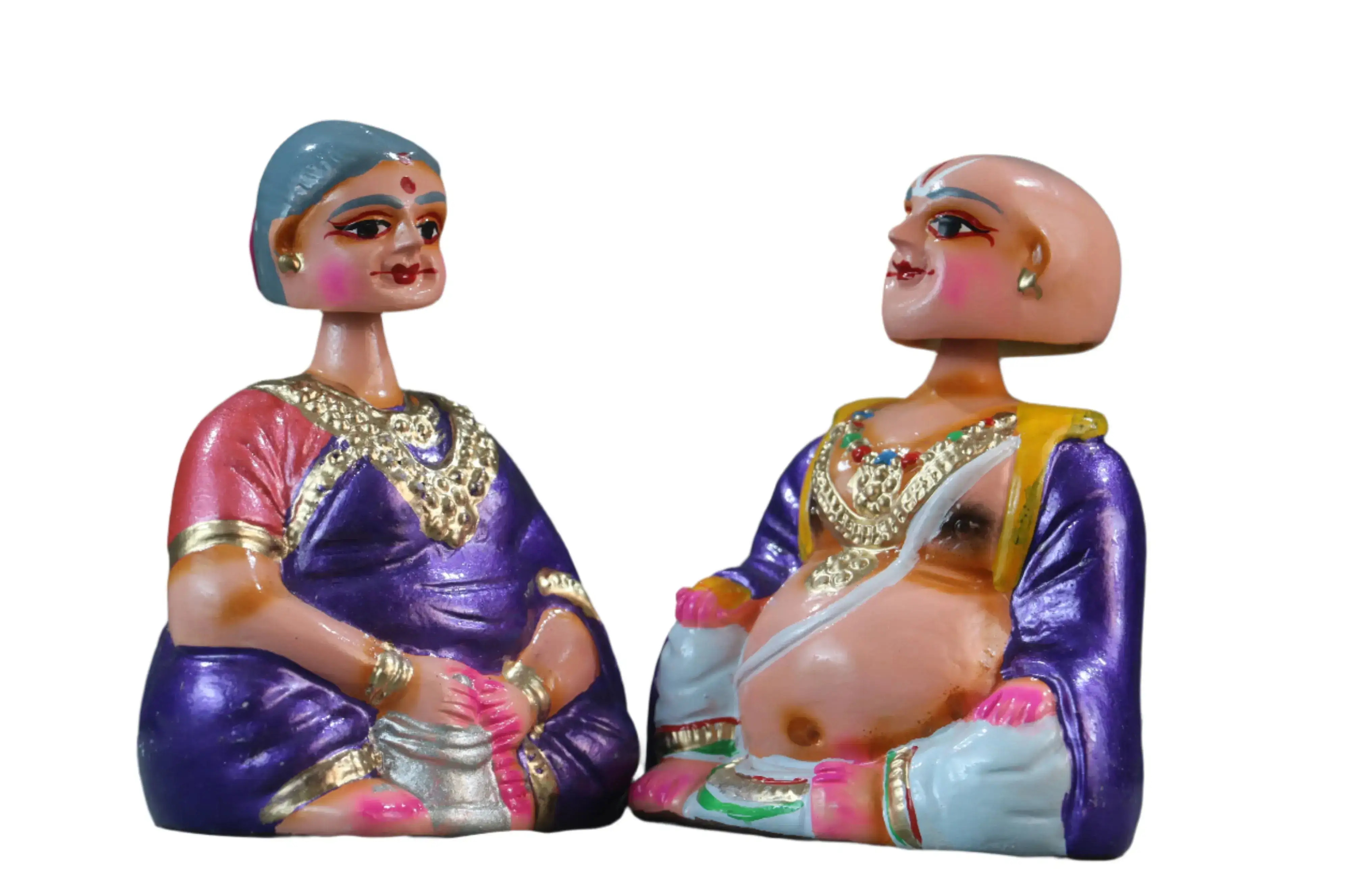 Traditional Thanjavur Dolls – Handcrafted South Indian Golu Figurines | Thalayatti - Image 10