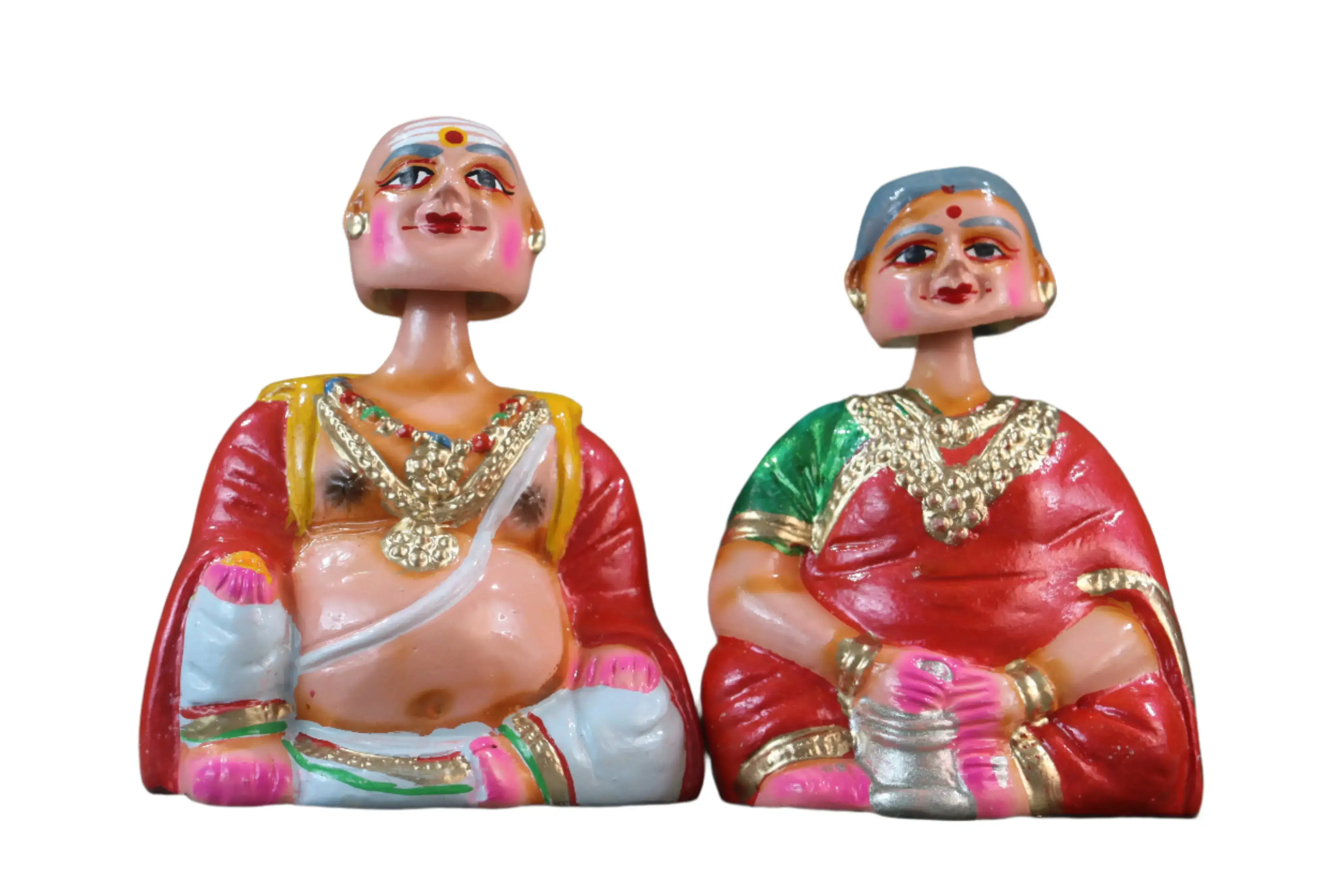 Traditional Thanjavur Dolls – Handcrafted South Indian Golu Figurines | Thalayatti - Image 13