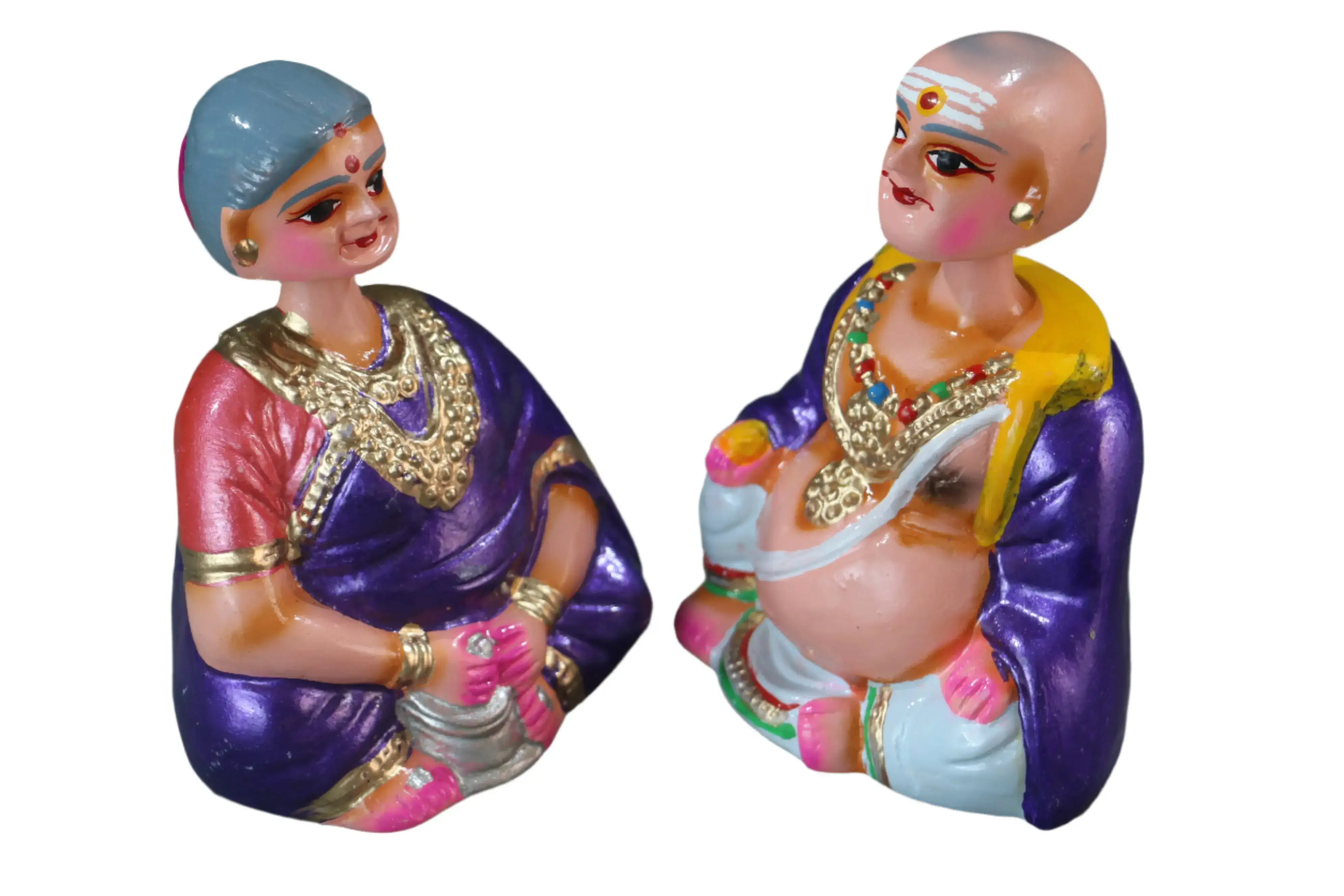 Traditional Thanjavur Dolls – Handcrafted South Indian Golu Figurines | Thalayatti - Image 9