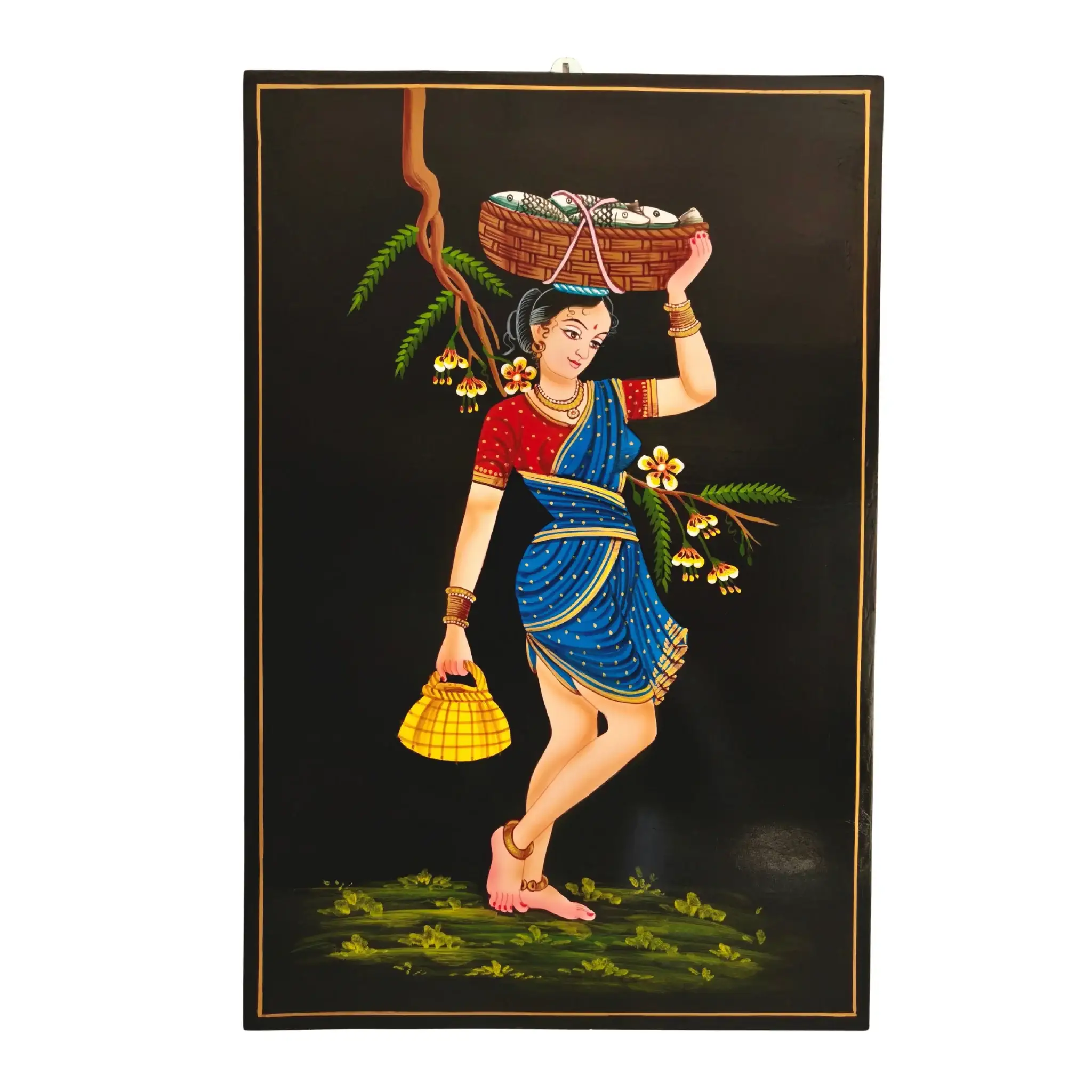 The Fisherwomen Nirmal Painting - Image 5